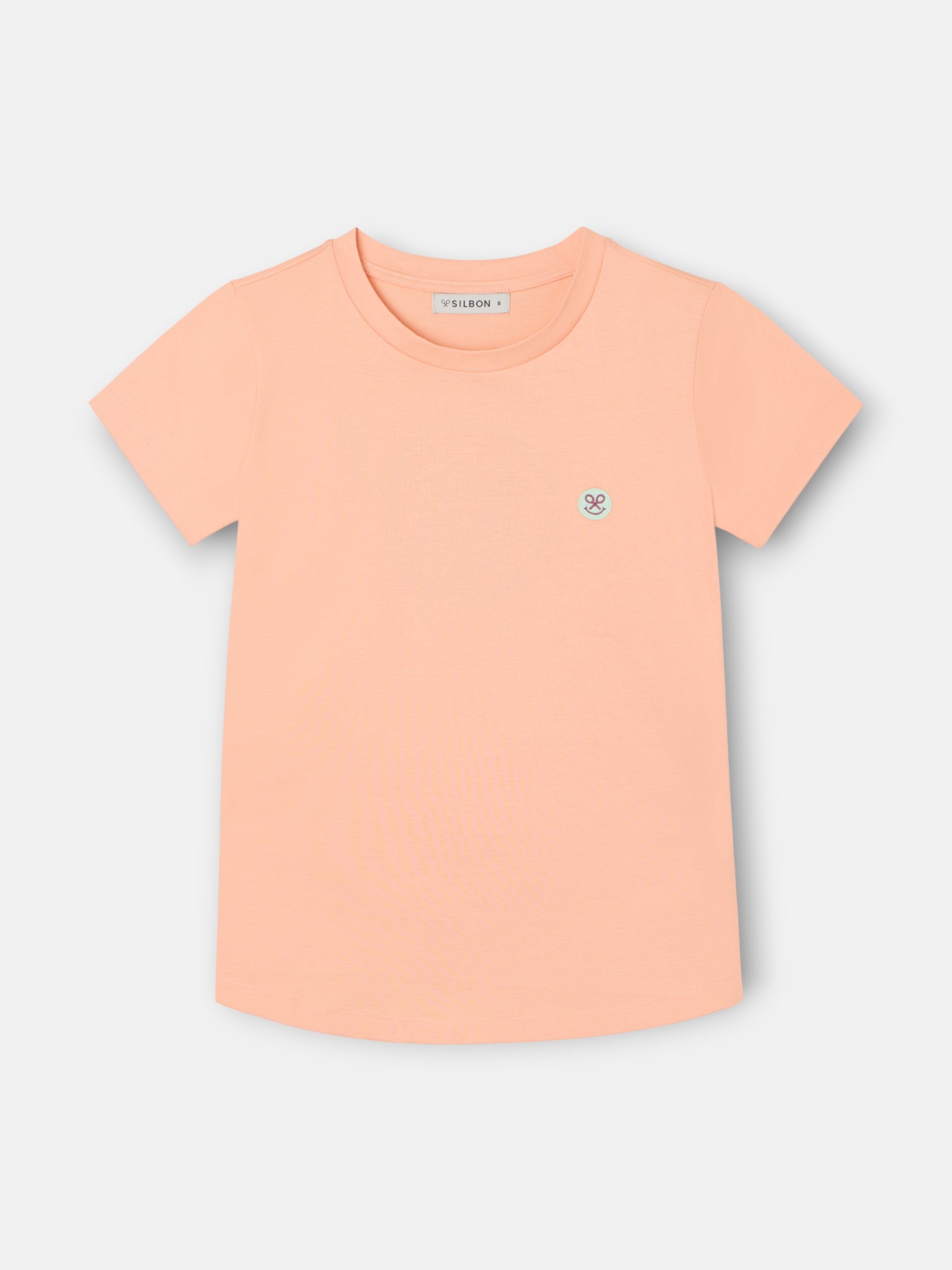 Camisola mulher smile estampado laranja