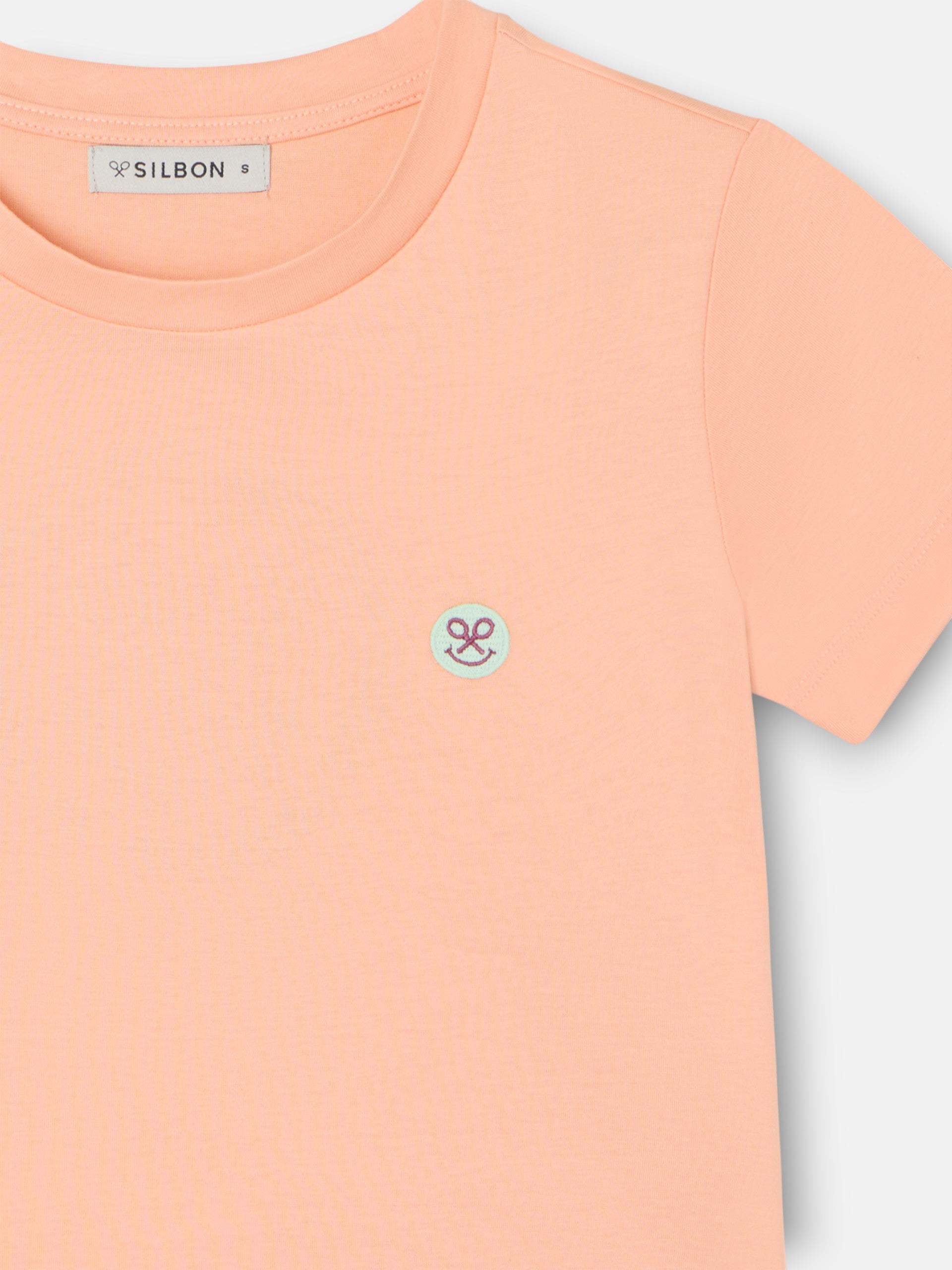 Camisola mulher smile estampado laranja