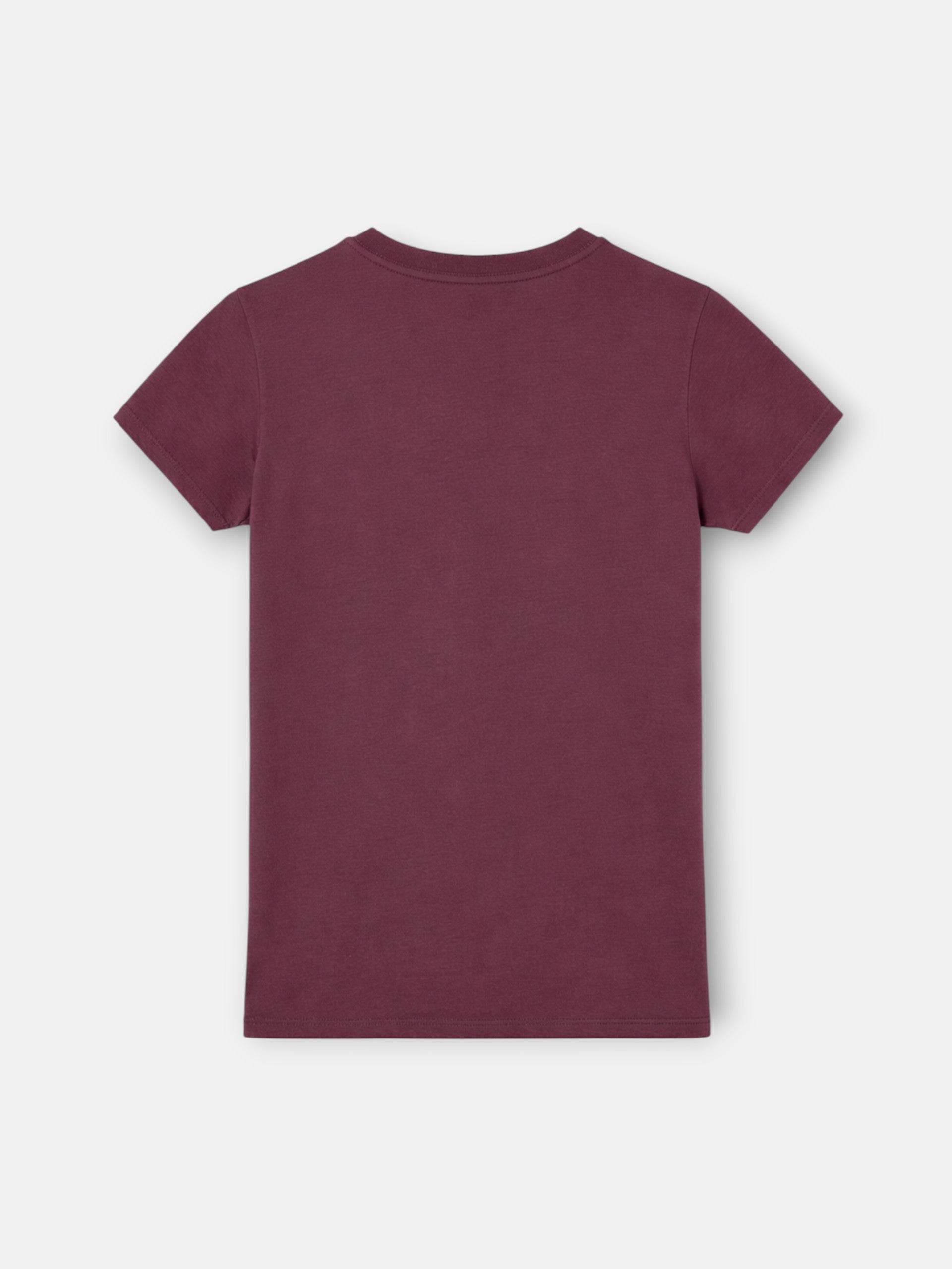 Camiseta mulher silbon rabiscada roxa