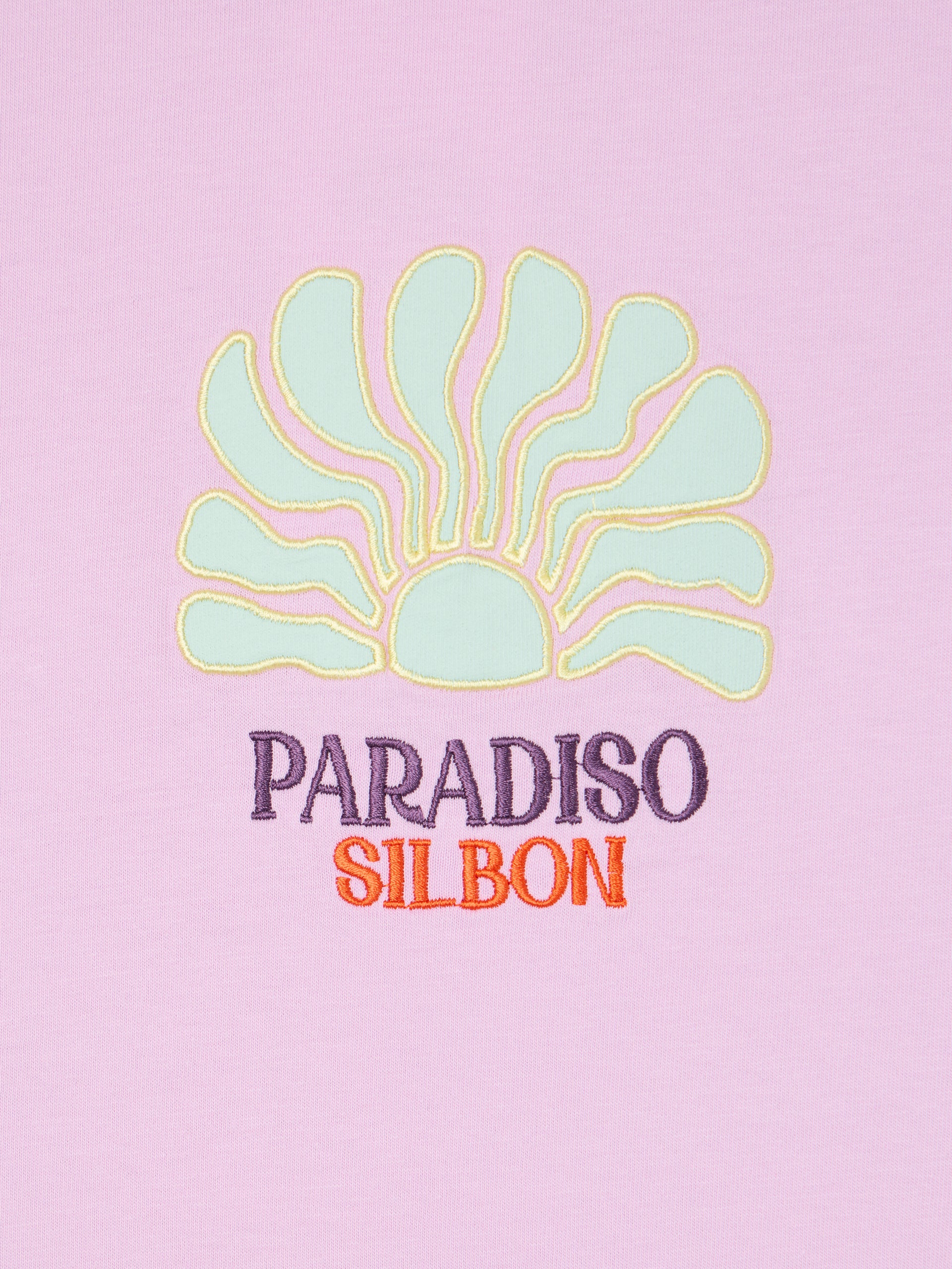 T-shirt mulher paradiso roxa