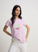 T-shirt mulher paradiso roxa