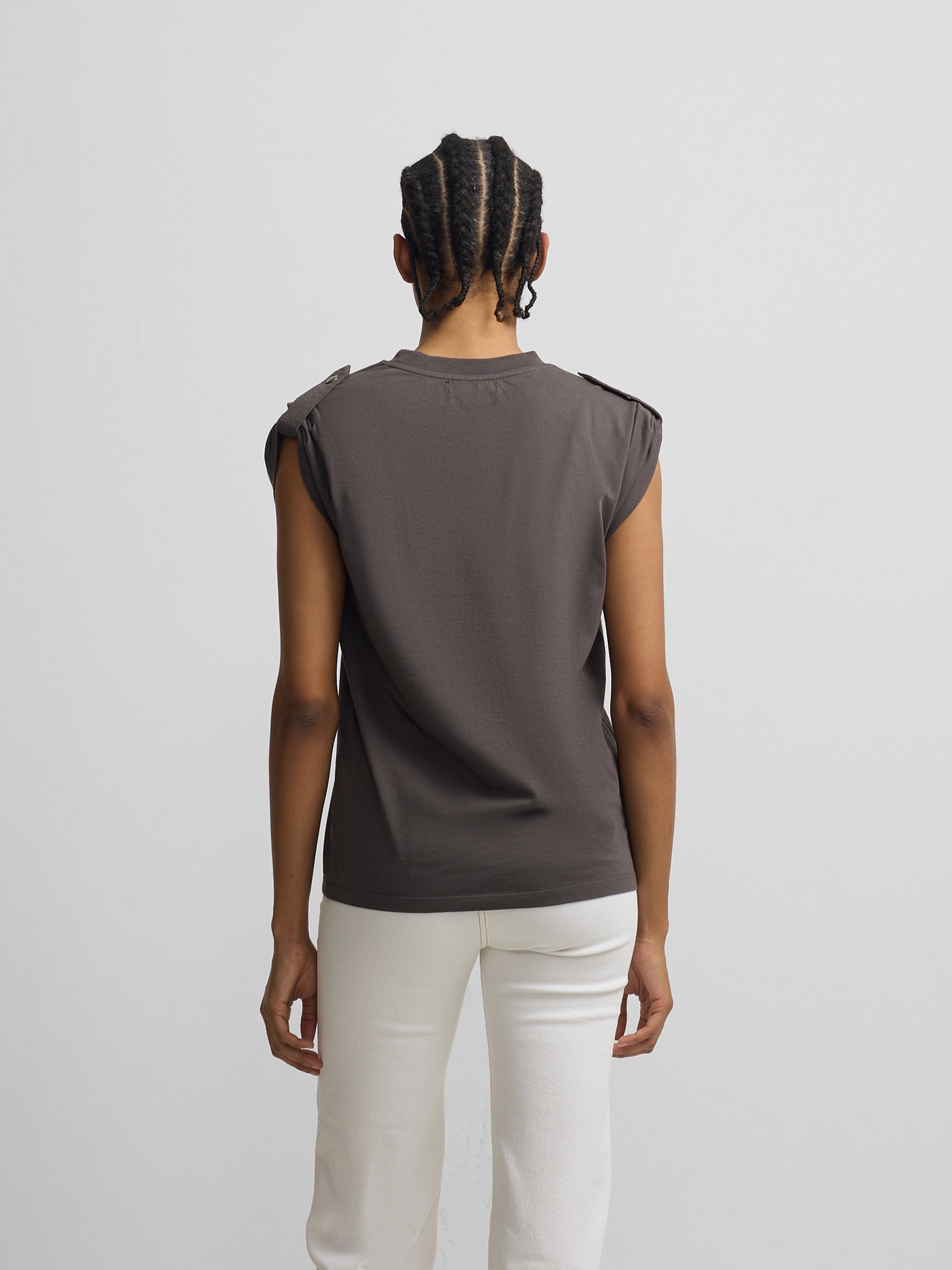 Camiseta woman roll out have a nice day negra
