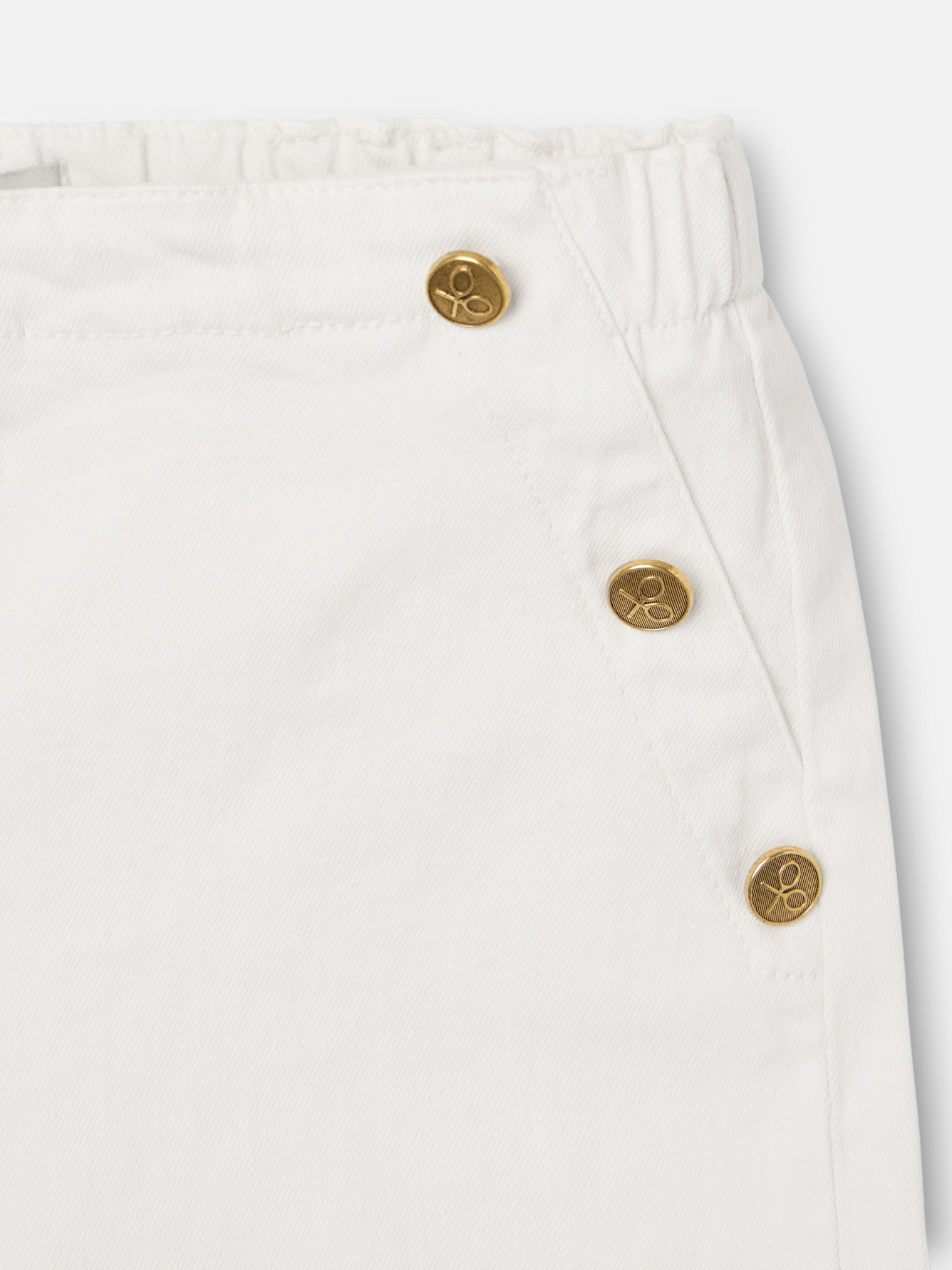 Pantalon girl marinero blanco