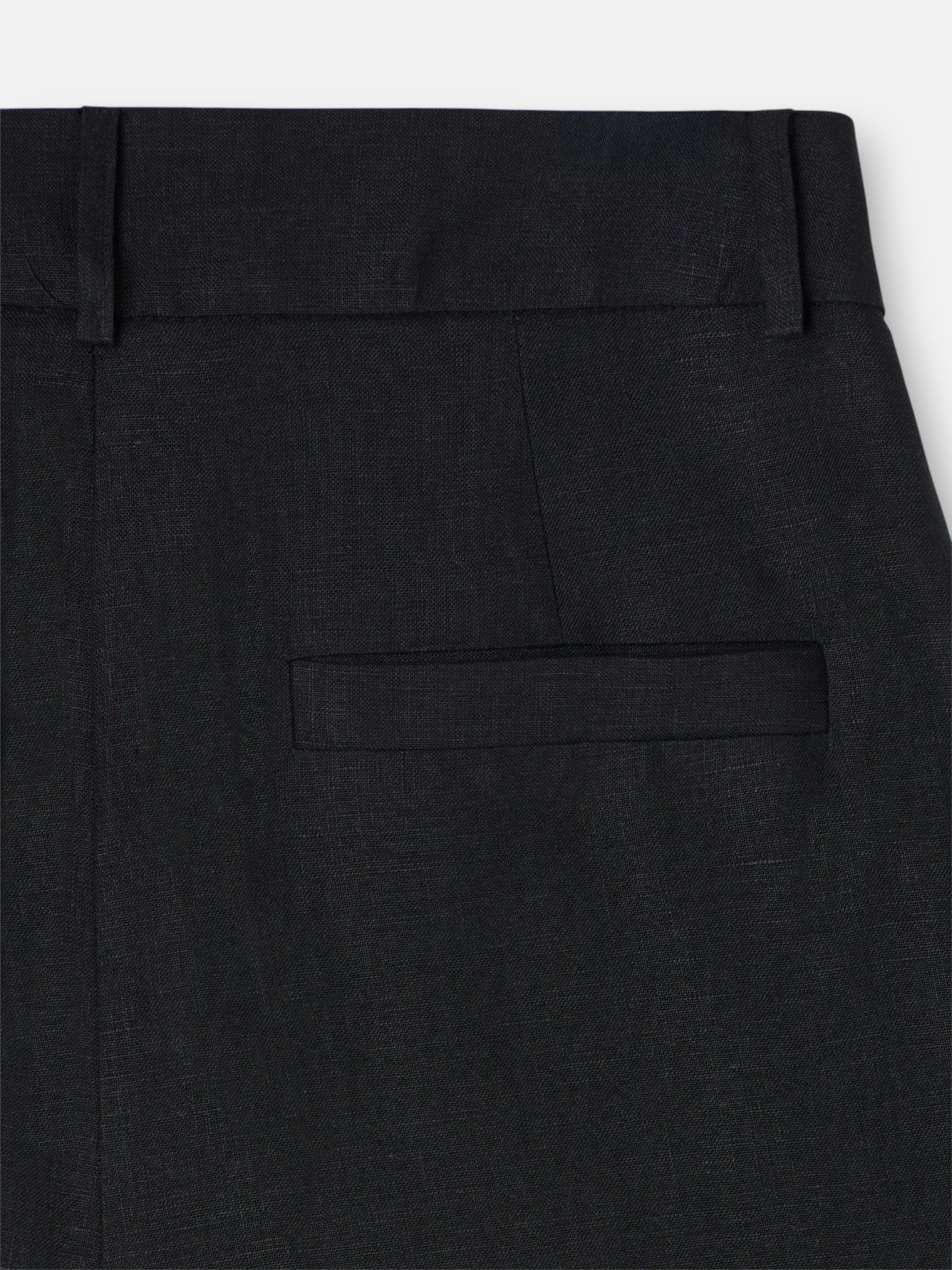Pantalon en lin noir