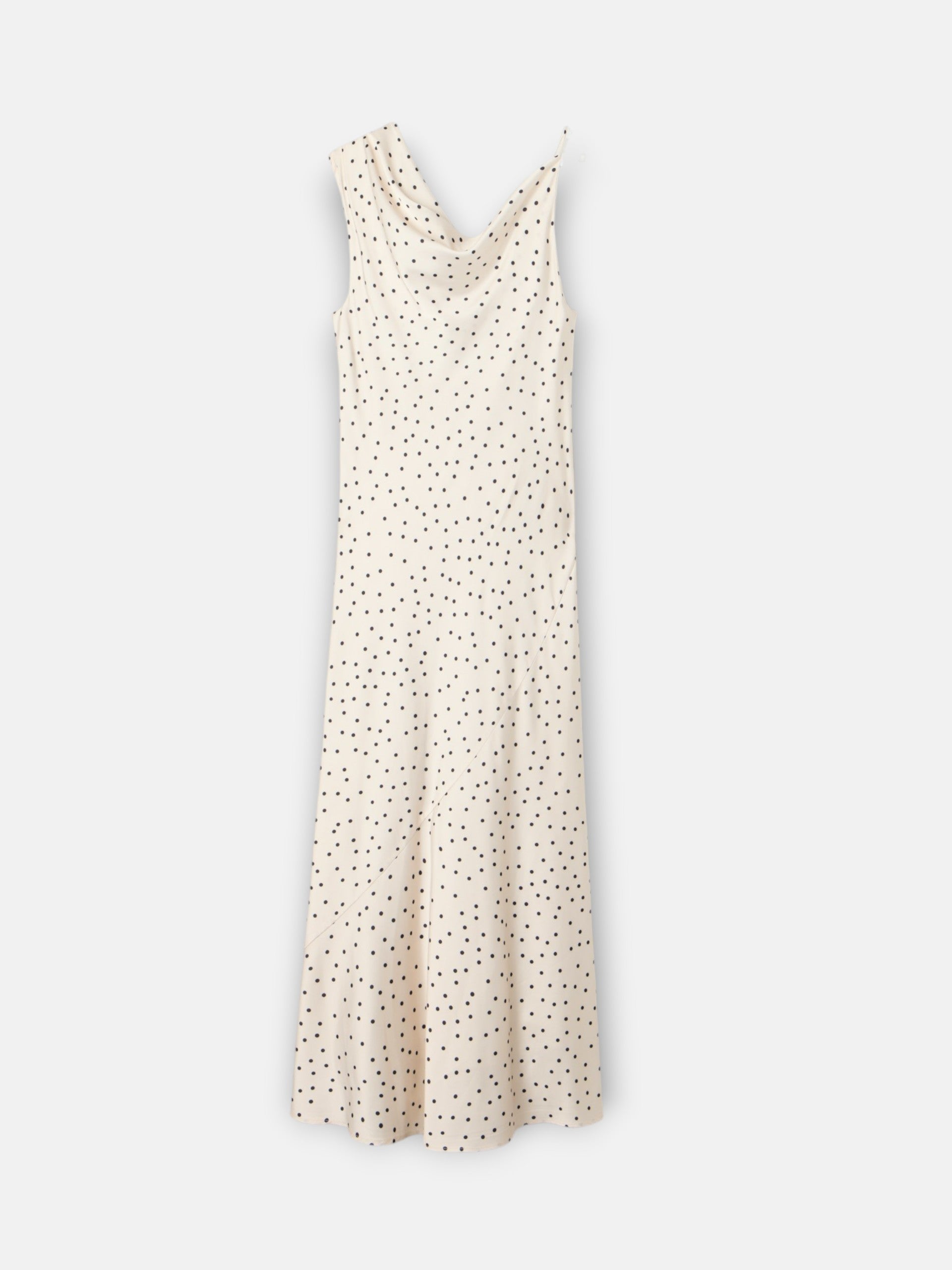 Robe nuisette à pois blanc et noir