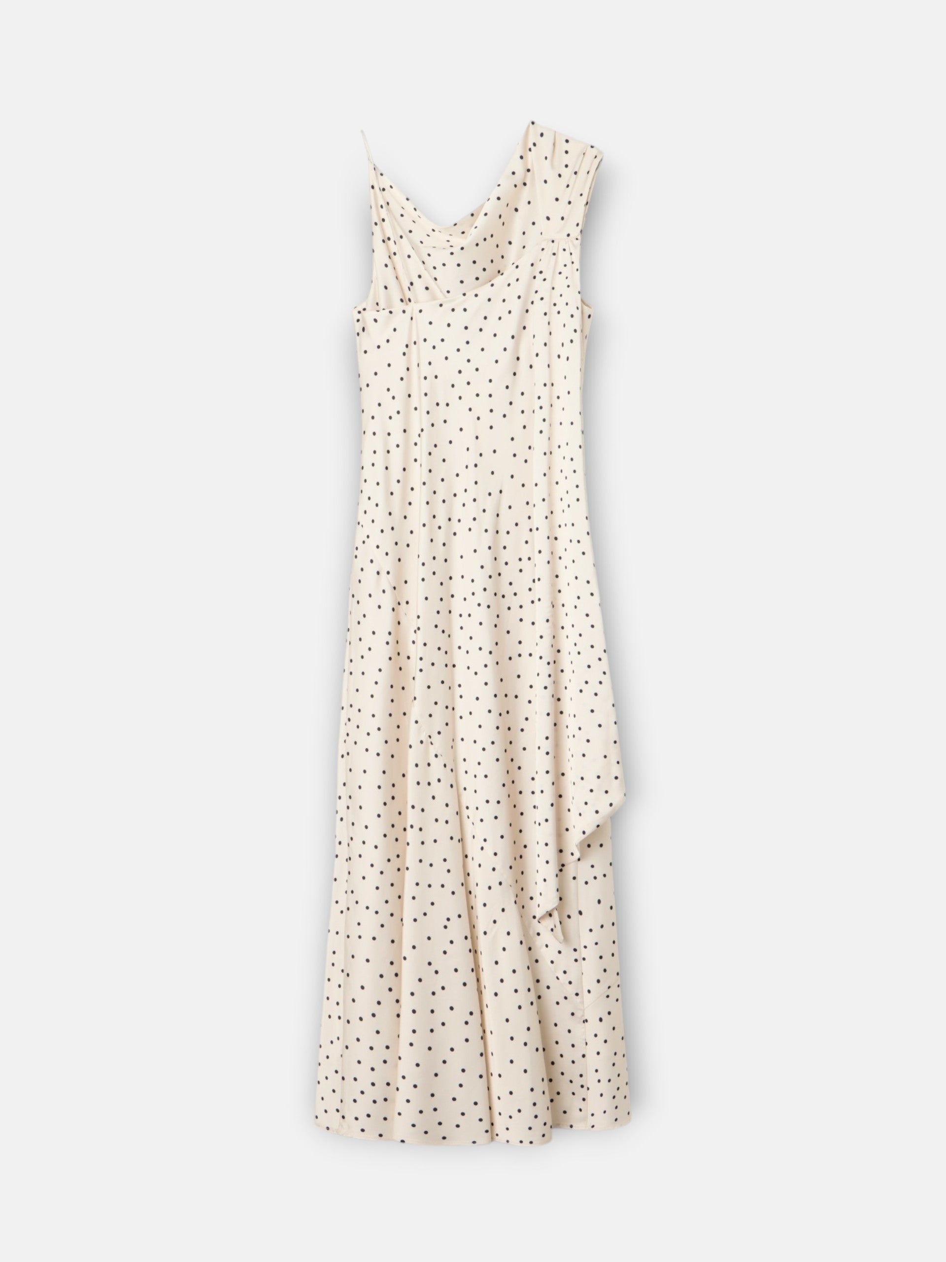Robe nuisette à pois blanc et noir