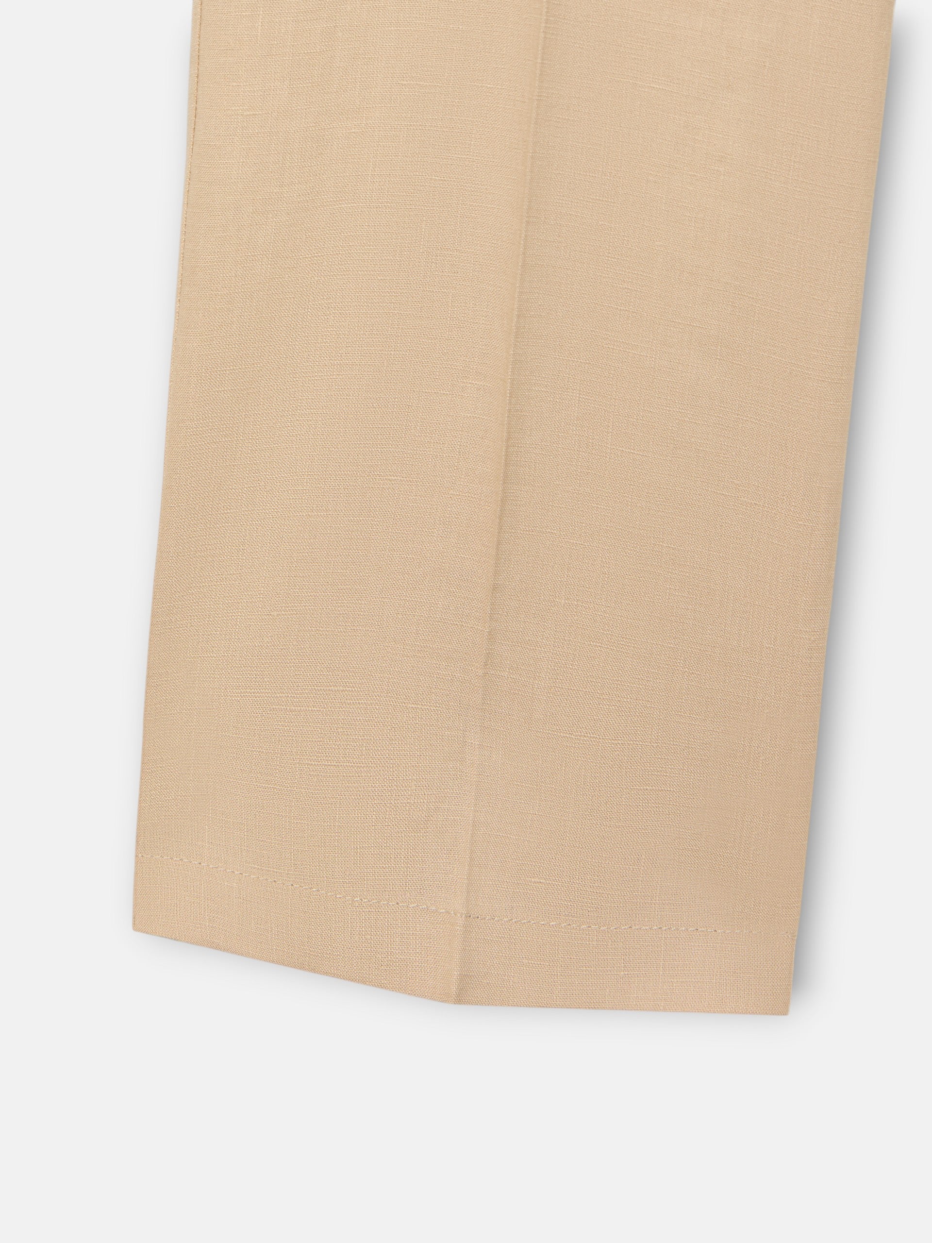 Pantalon lino beige