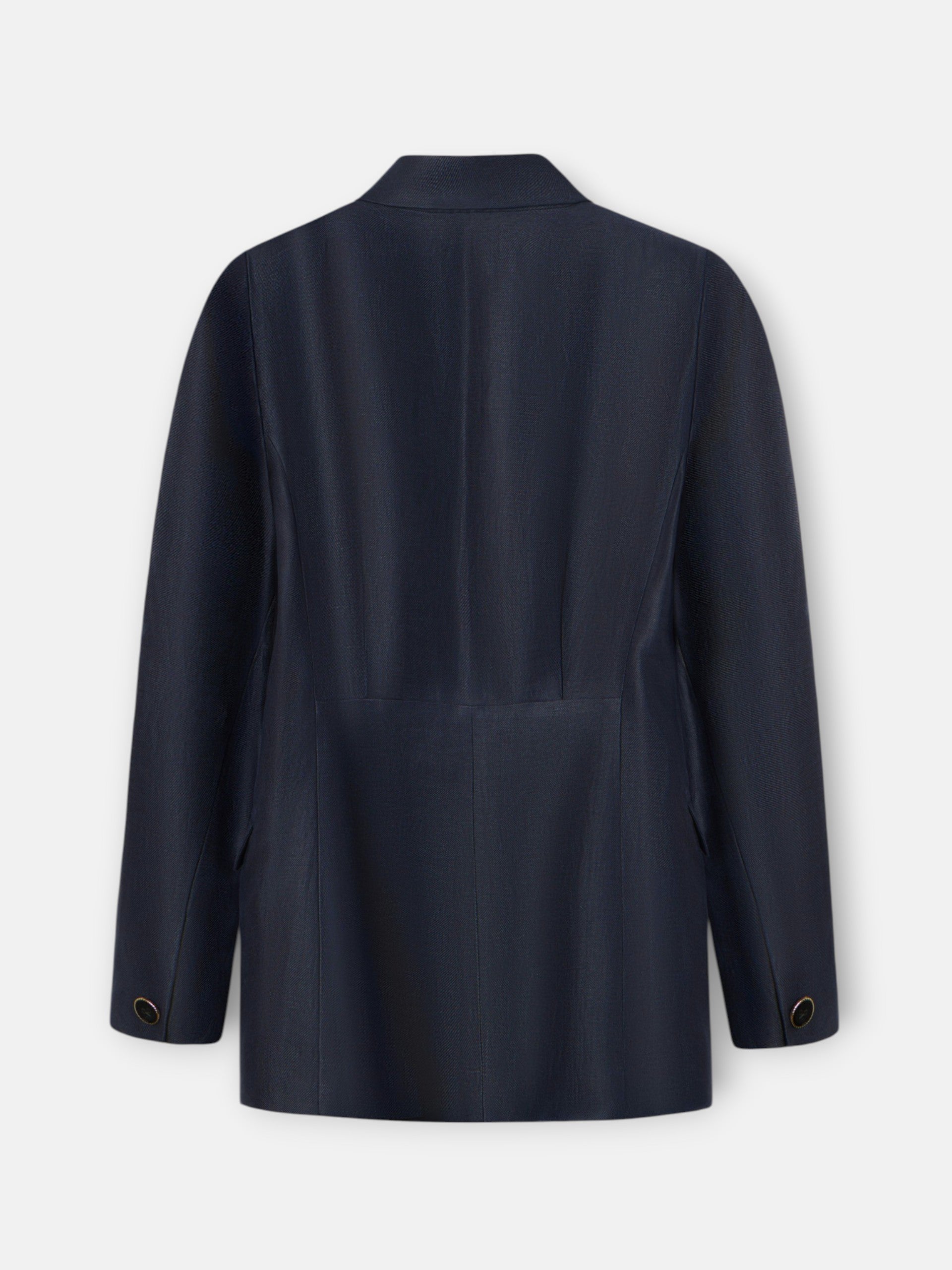Veste unique bleu marine