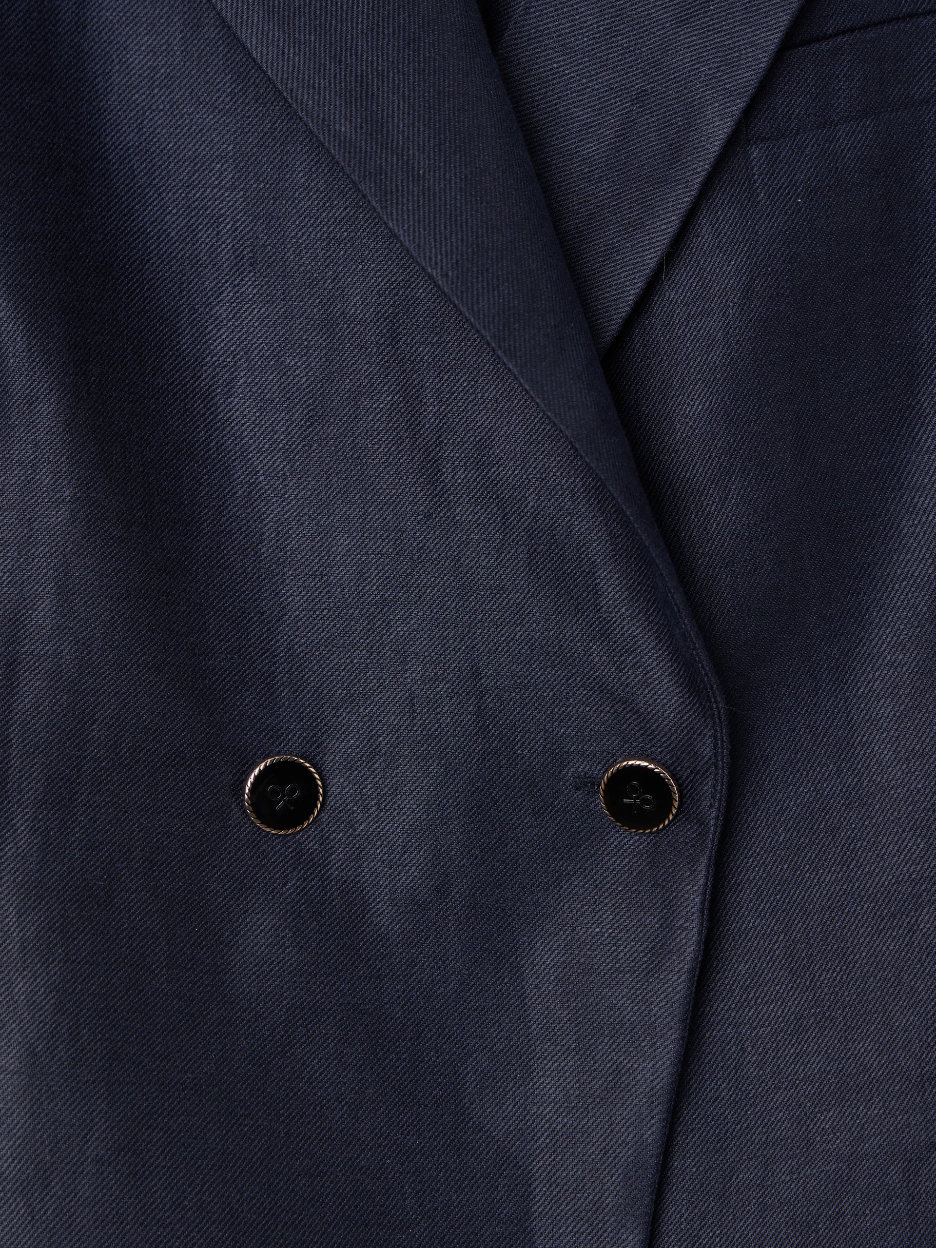 Veste unique bleu marine
