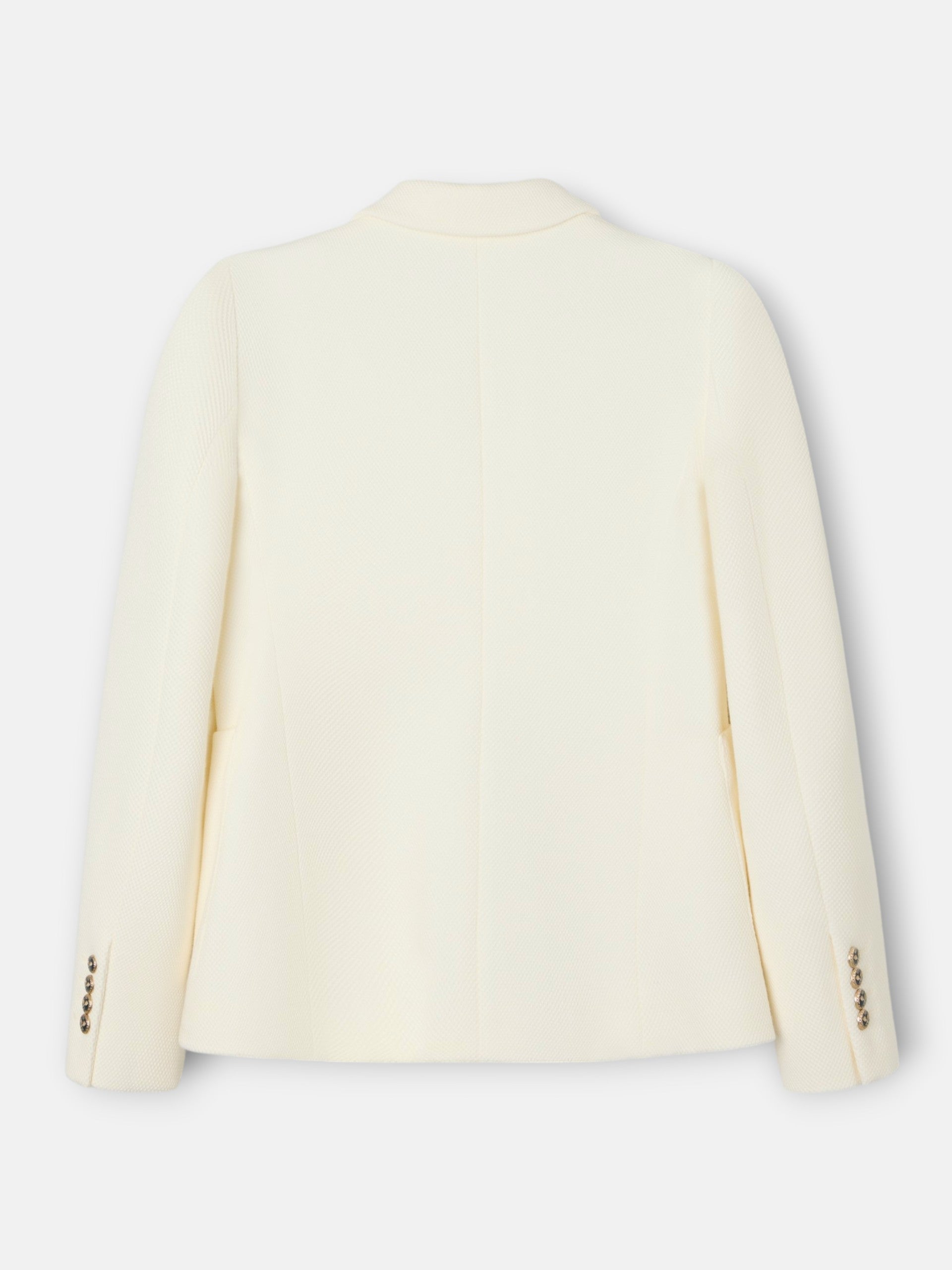 Veste unique classique écrue