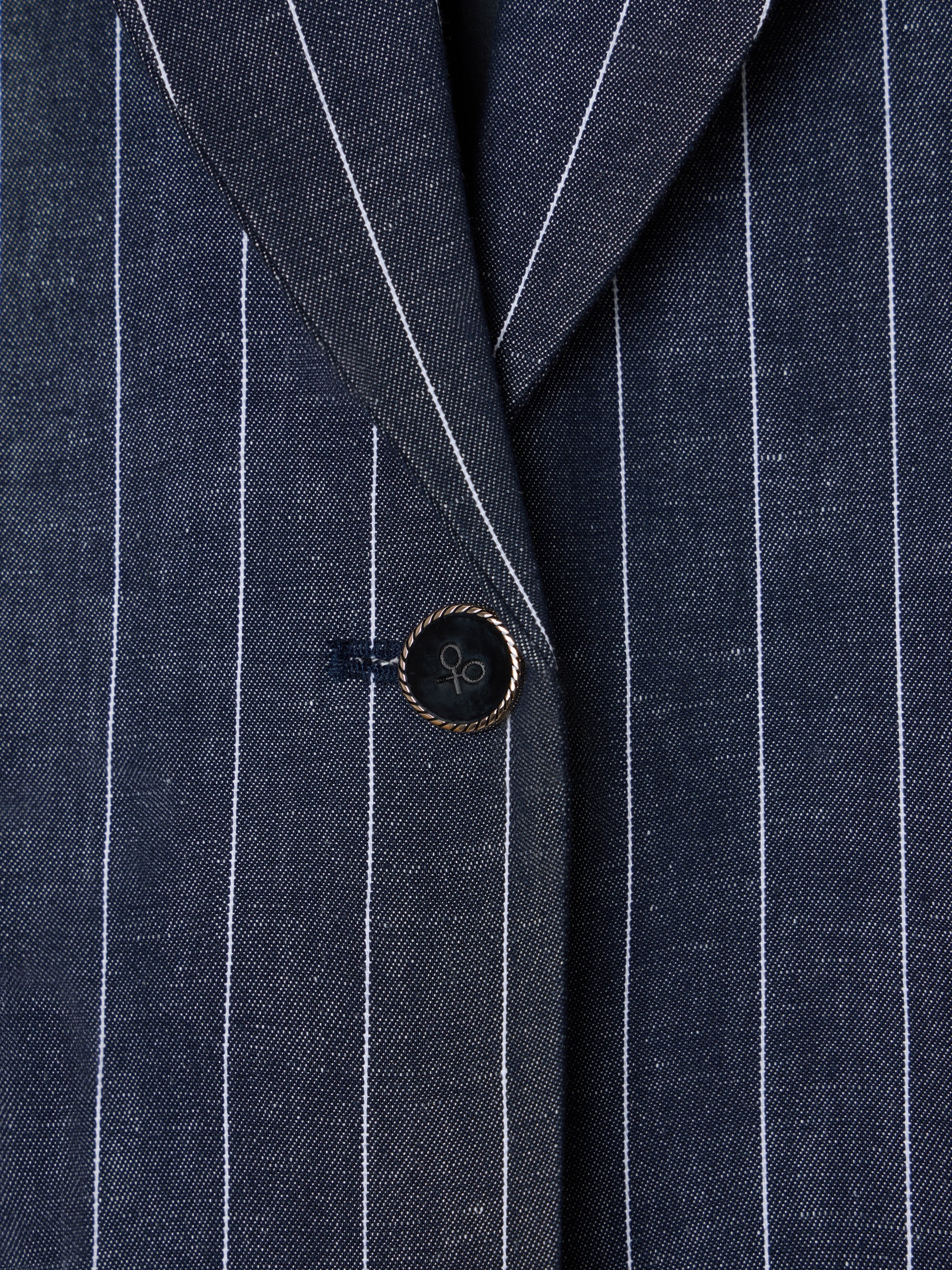Unique grey pinstripe blazer