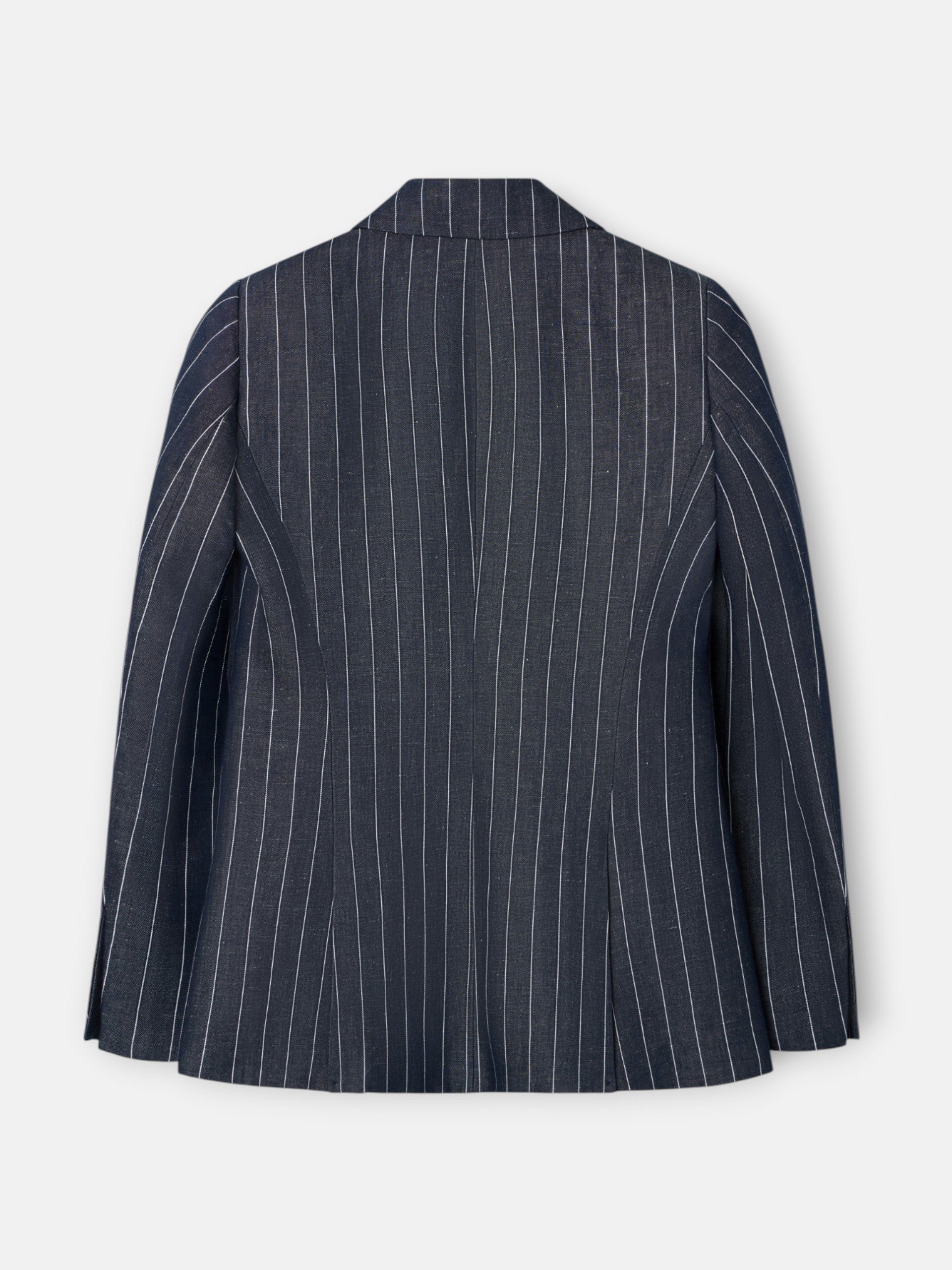 Unique grey pinstripe blazer