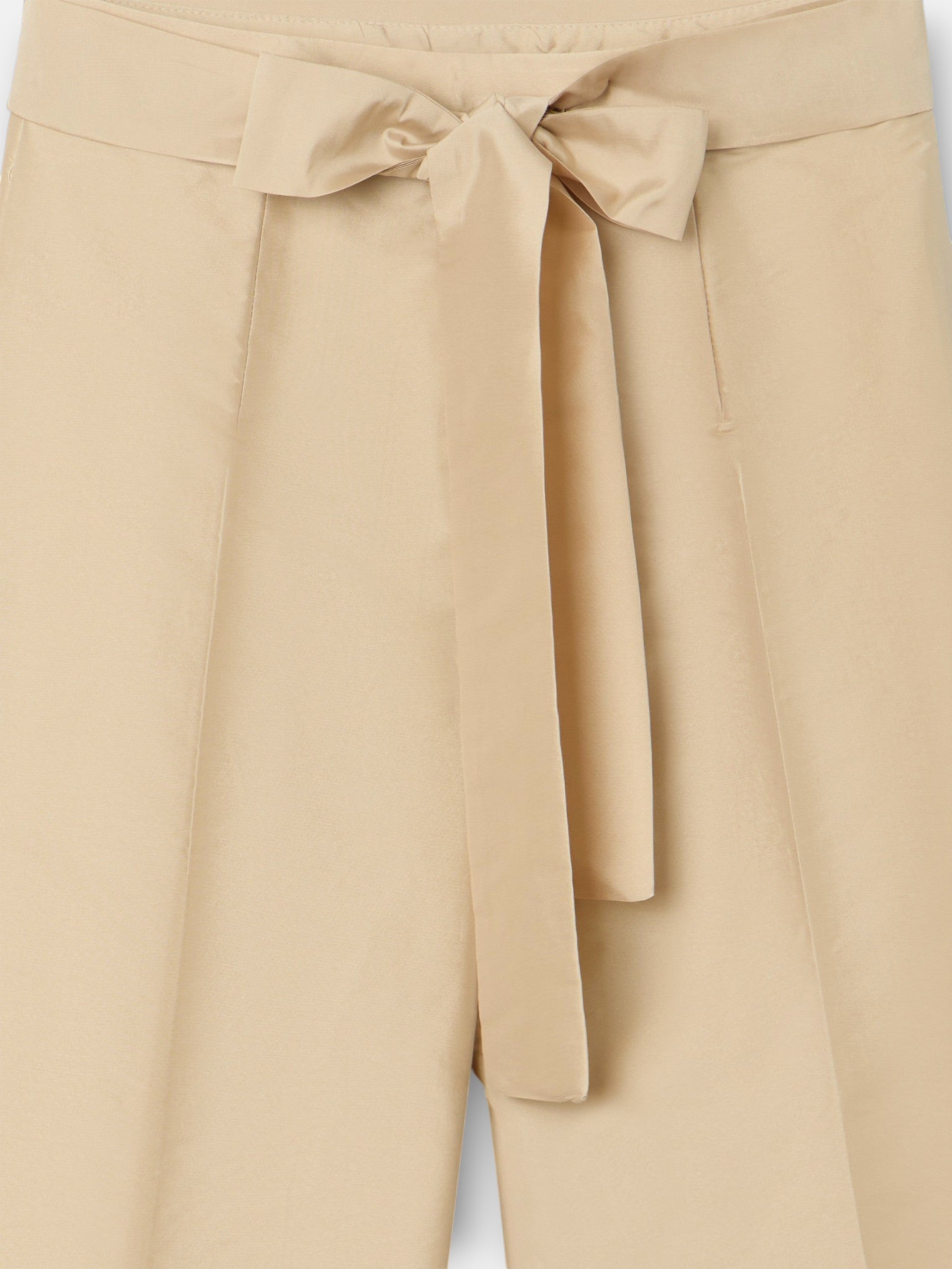 Pantalon collection événement taffetas beige