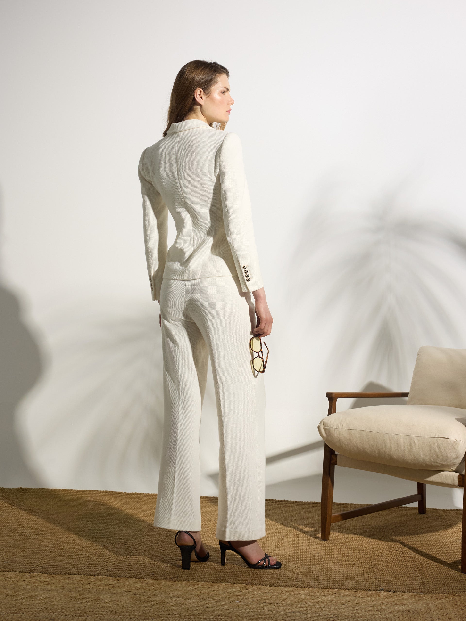 Pantalon unique palazzo crudo