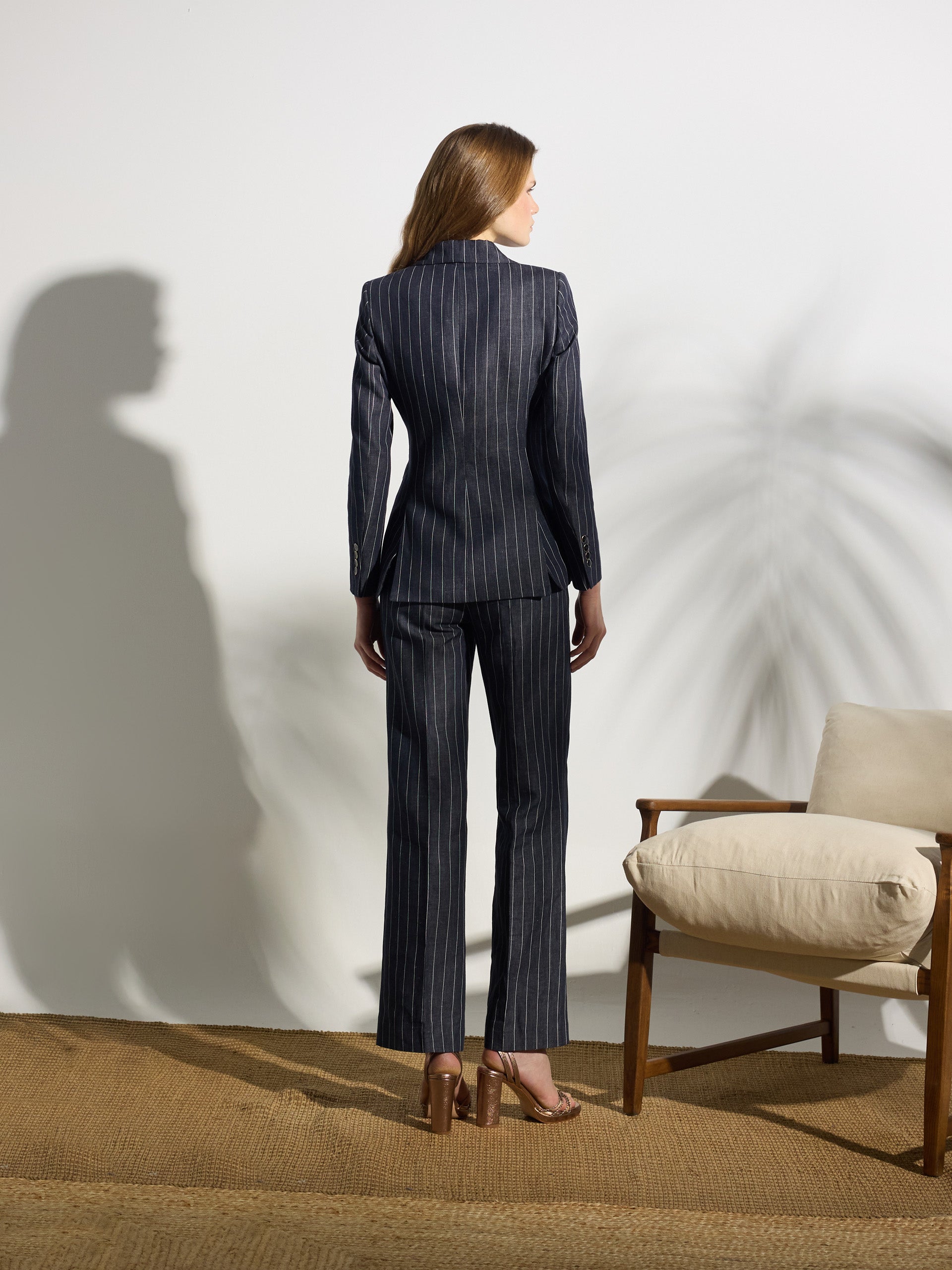 Pantalon unique raya diplomatica gris