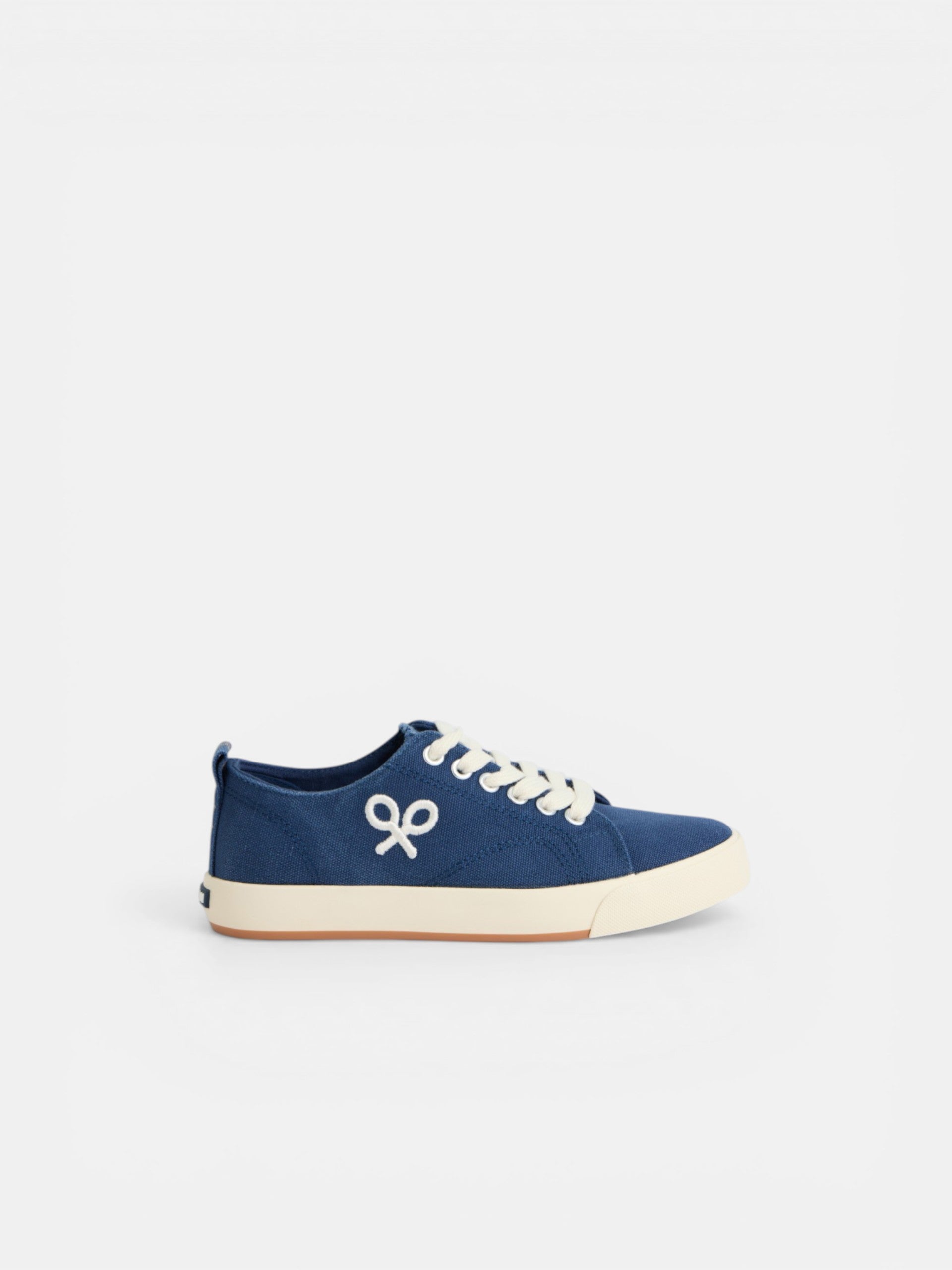 Zapatilla kids clasica lona azul marino