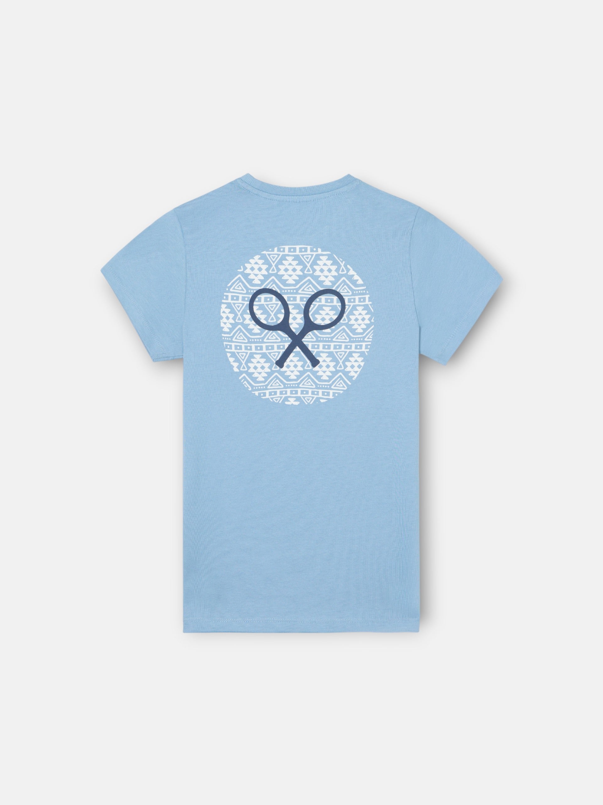 Camisola kids raquete étnica azul-marinho