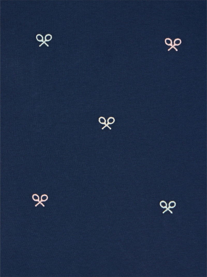 Camisola kids multiraquete cores azul-marinho