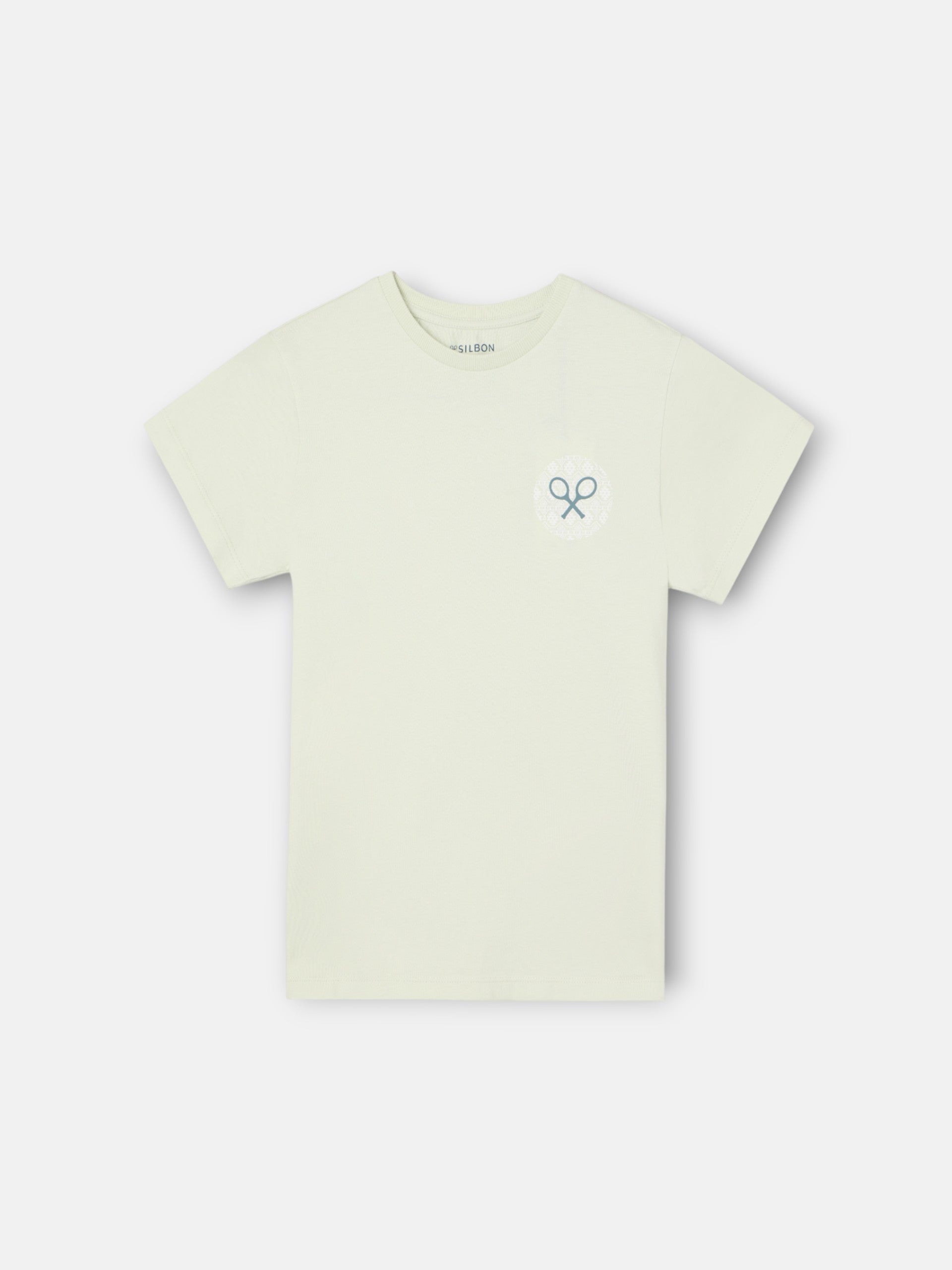 Camiseta kids raqueta etnica verde