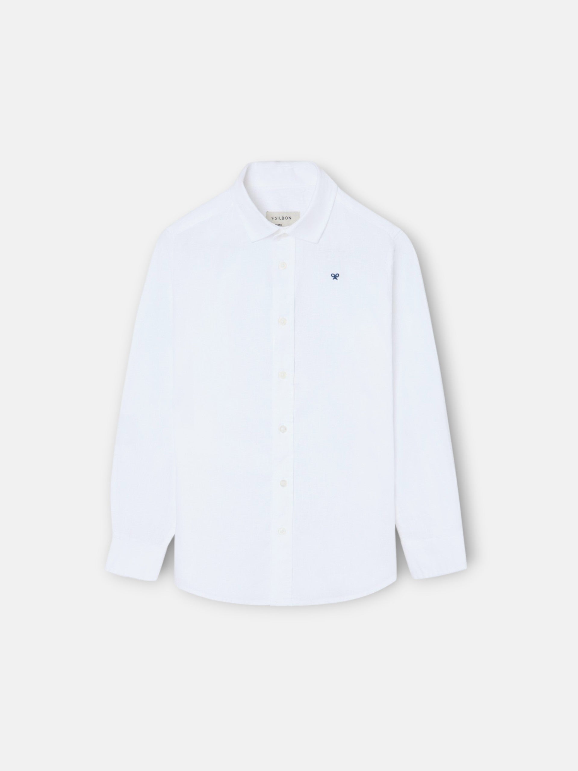 White linen kids' sport shirt