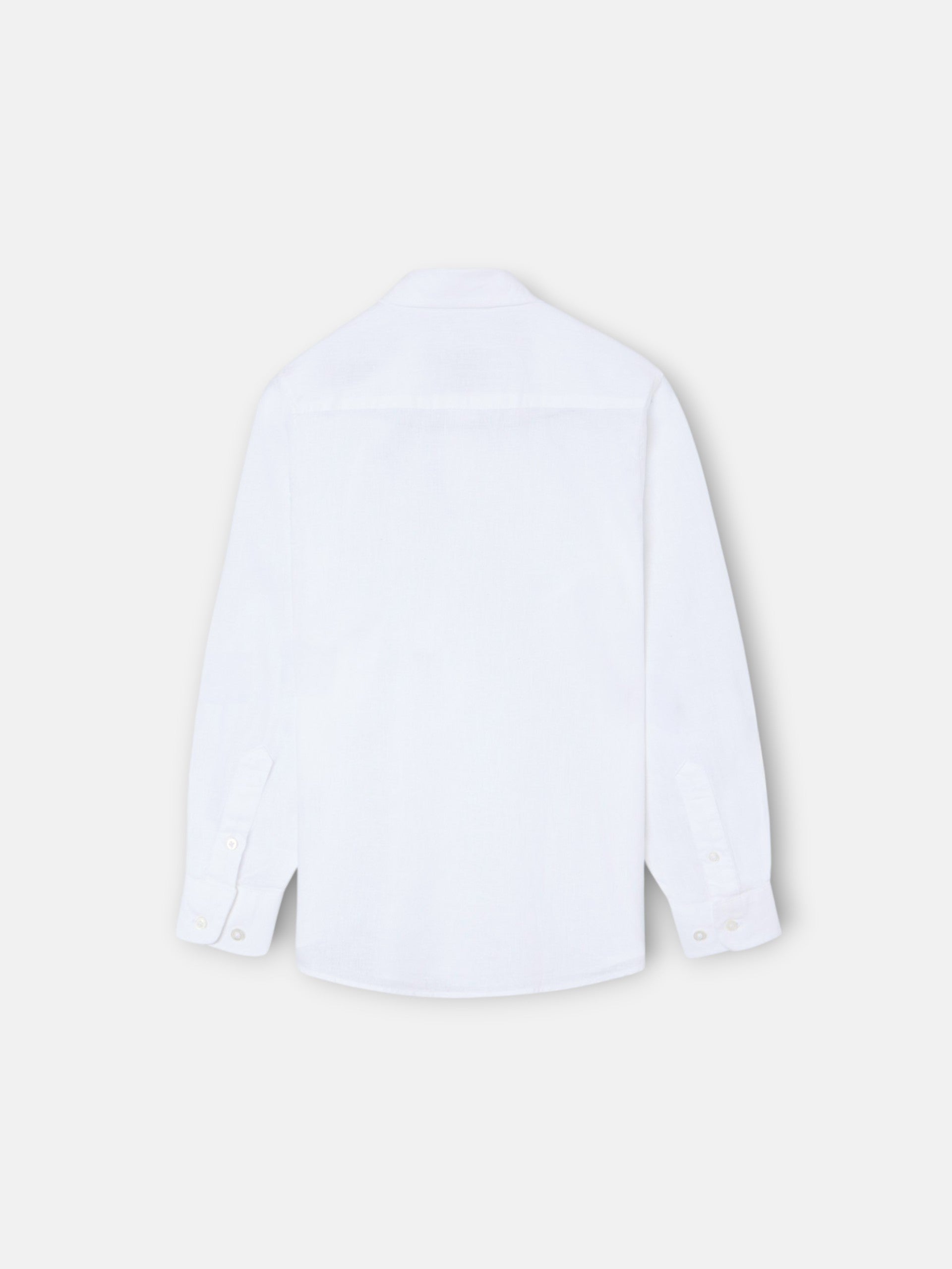 White linen kids' sport shirt