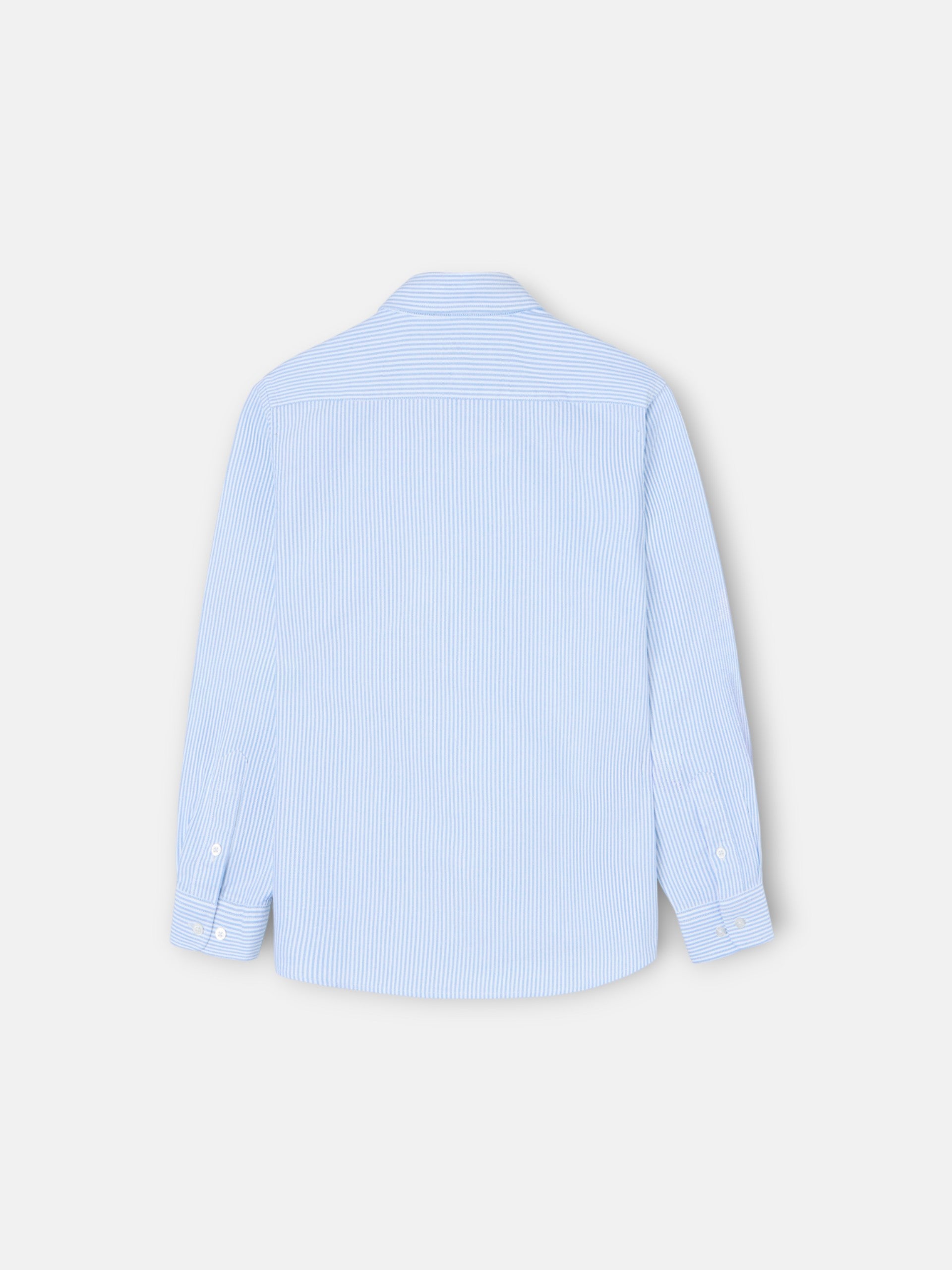 Camisa sport kids rayas oxford azul