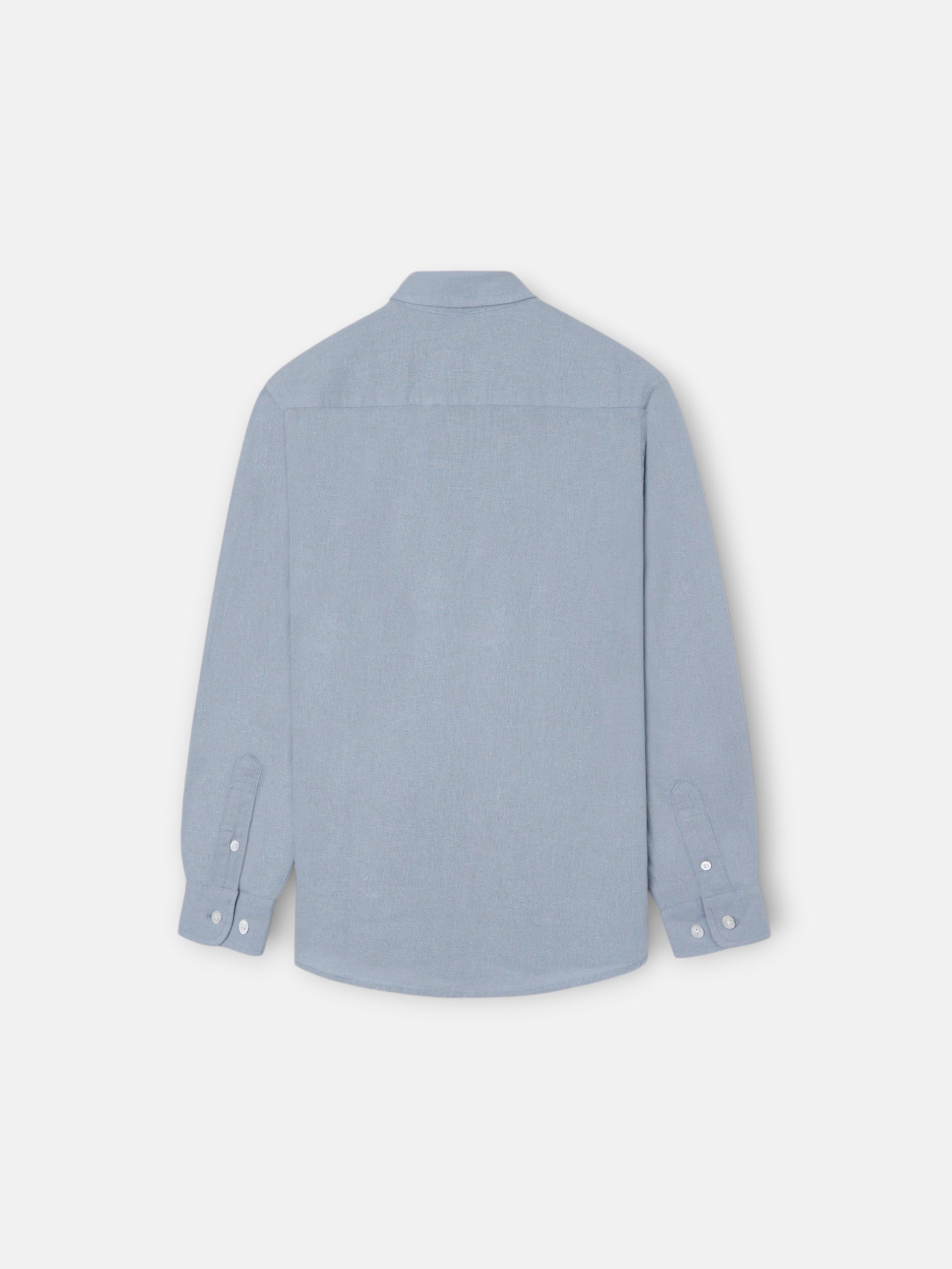 Blue linen sport shirt for kids