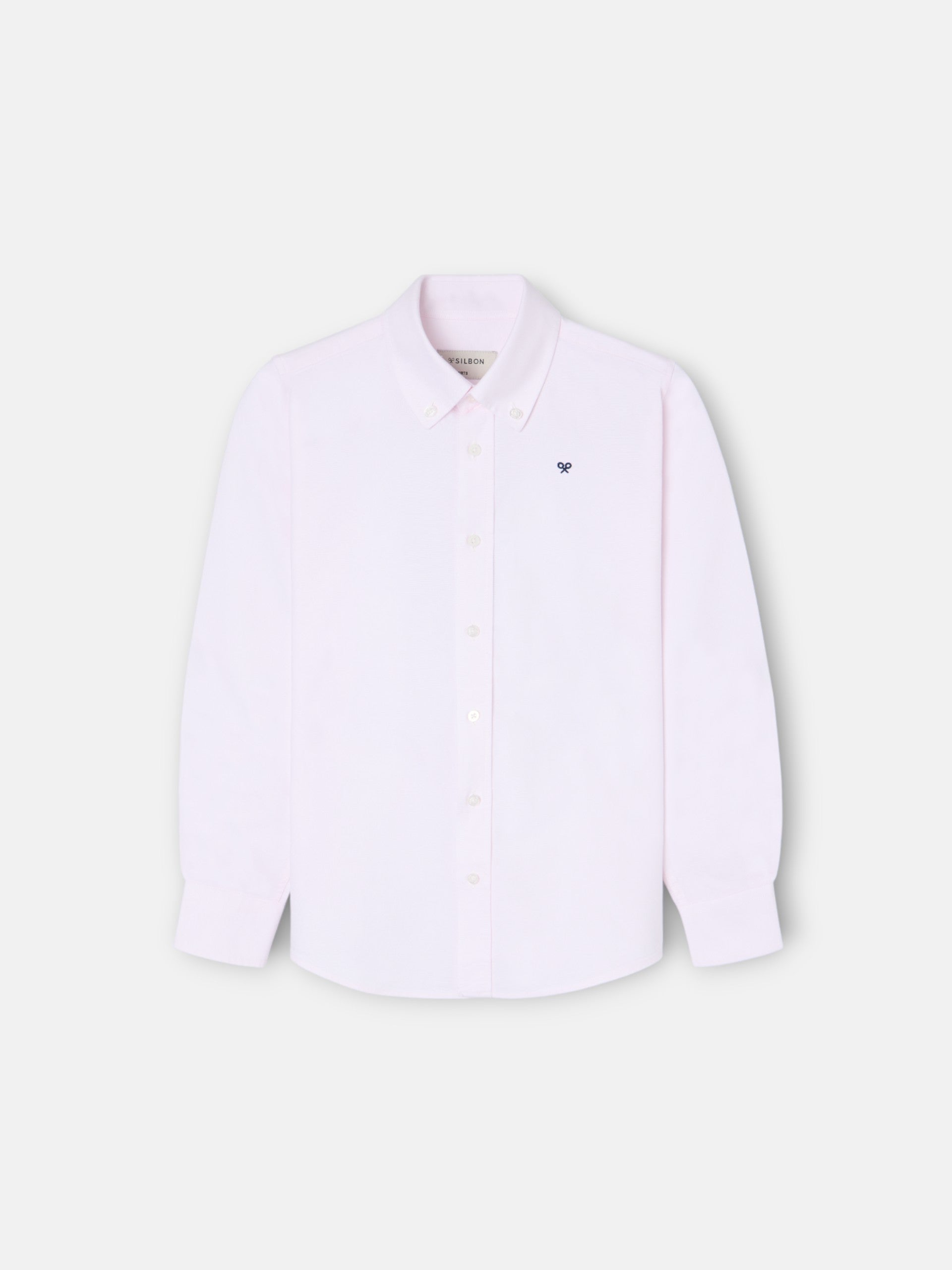 Camisa desportiva para crianças oxford rosa