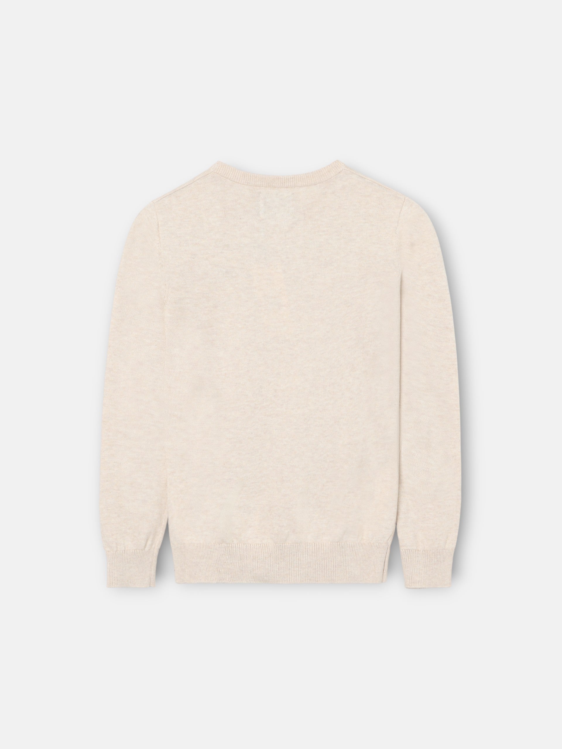 Pull en maille crème pour enfants