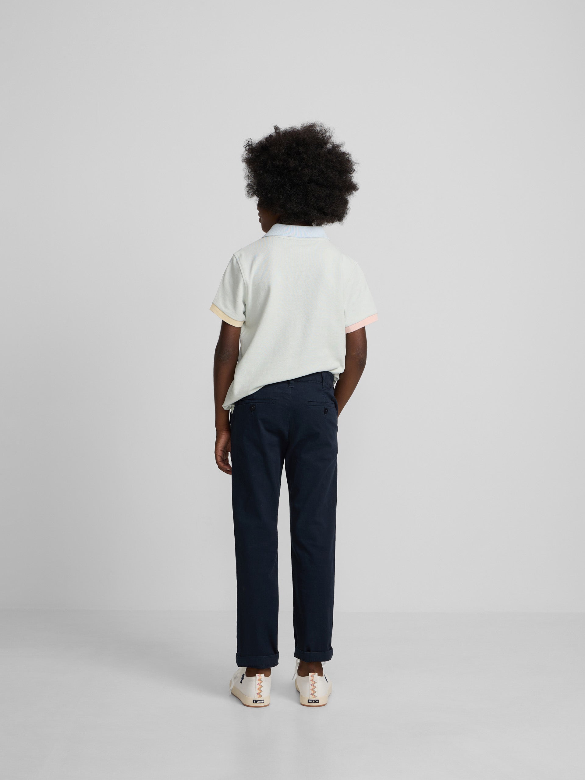 Pantalon sport kids chino azul navy