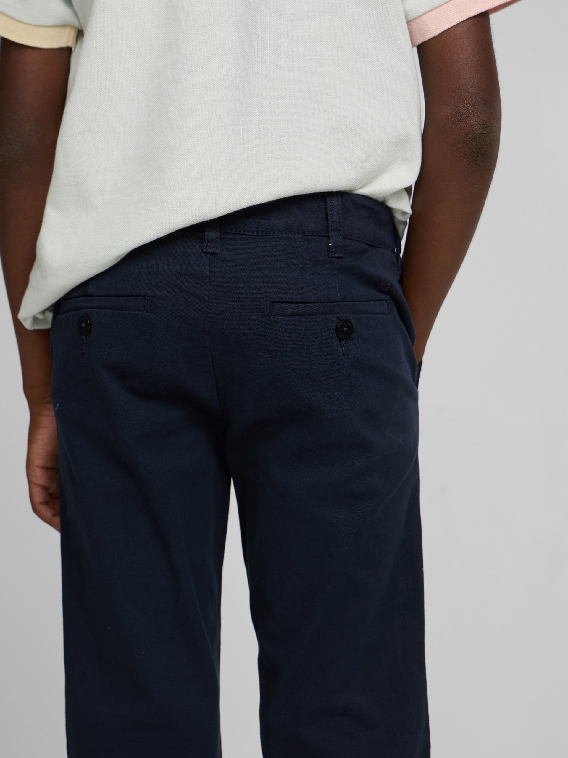 Pantalon sport kids chino azul navy