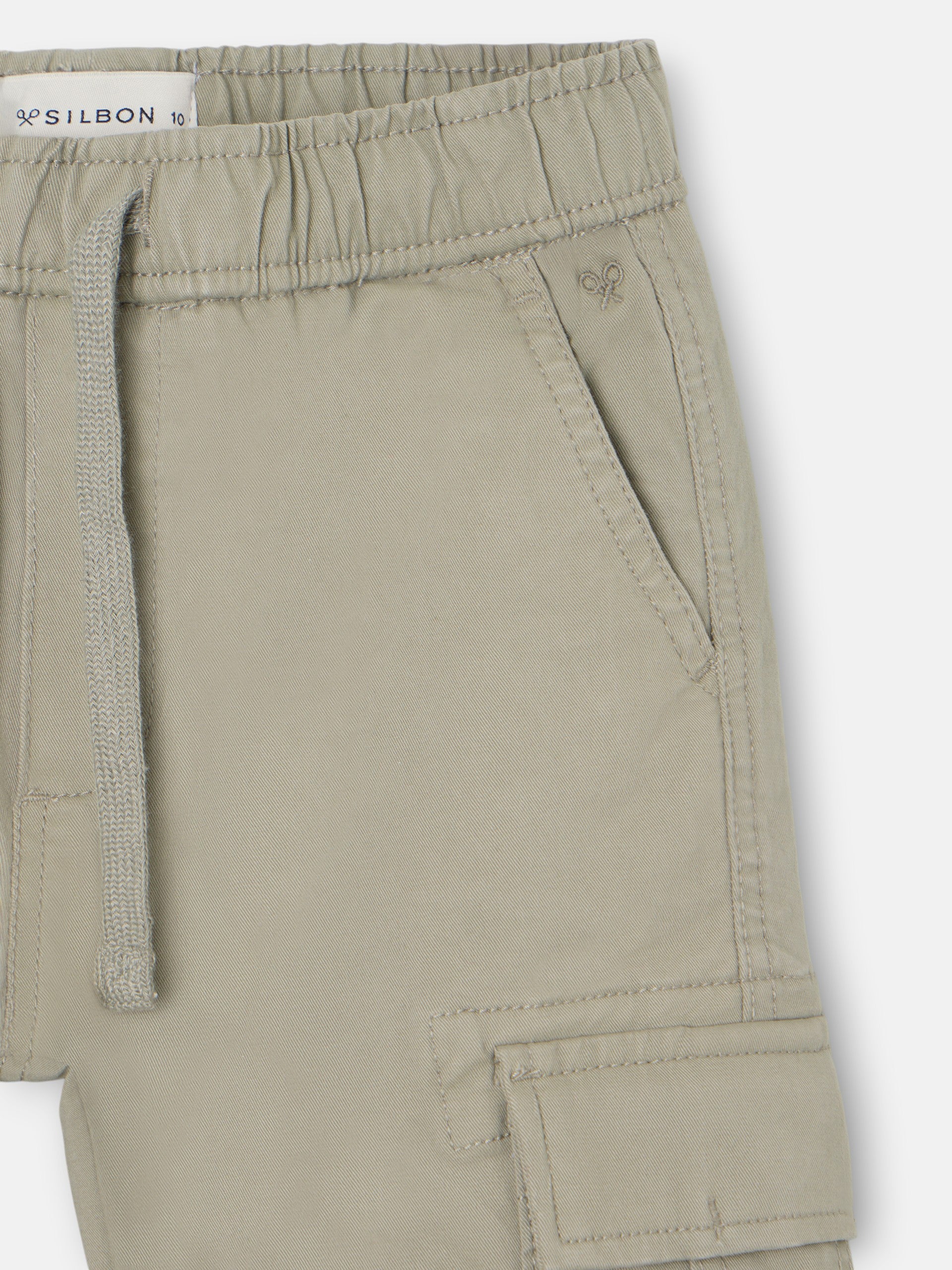Pantalon cargo sport vert pour enfants