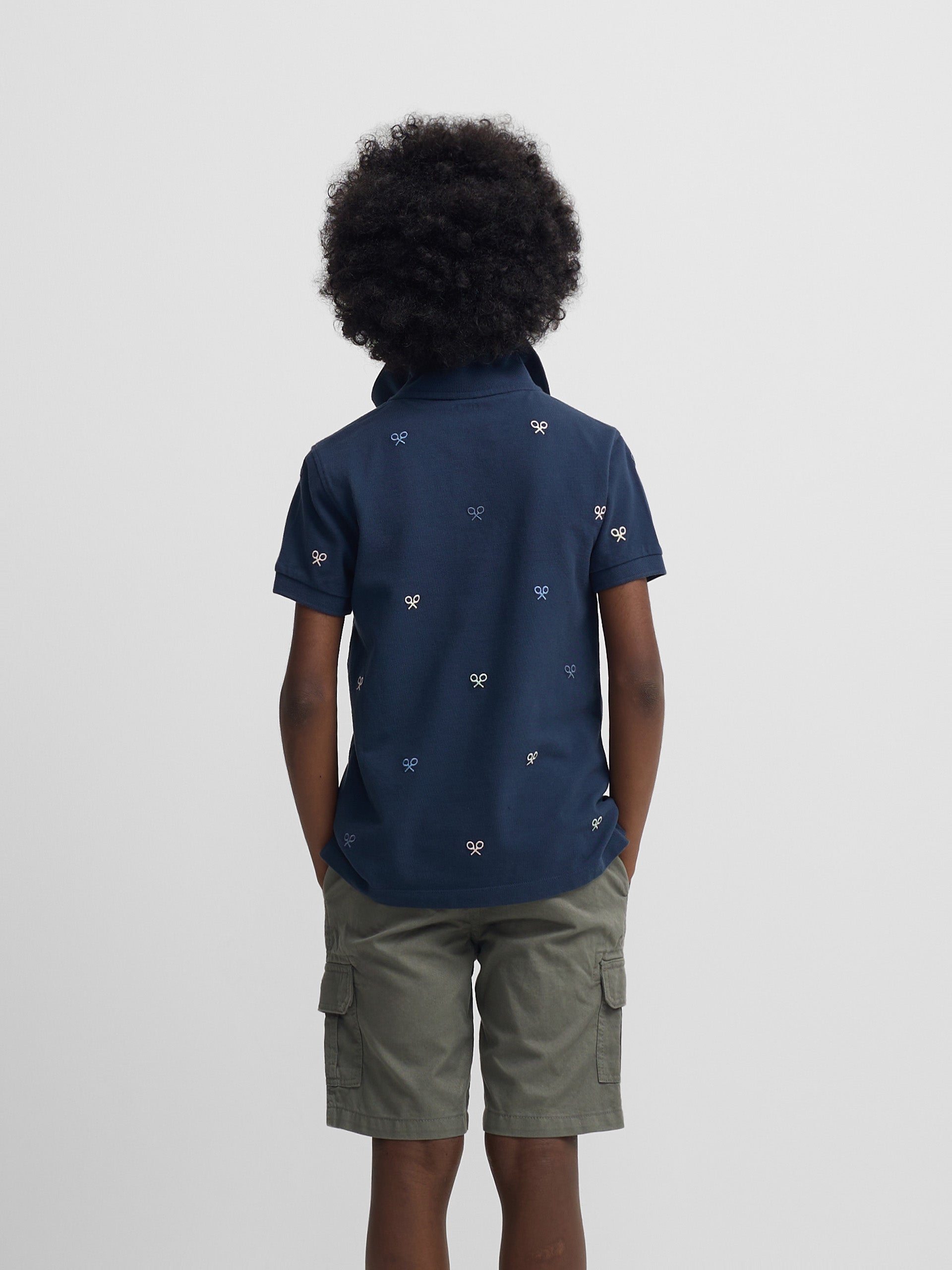 Polo kids multiraqueta colores azul marino