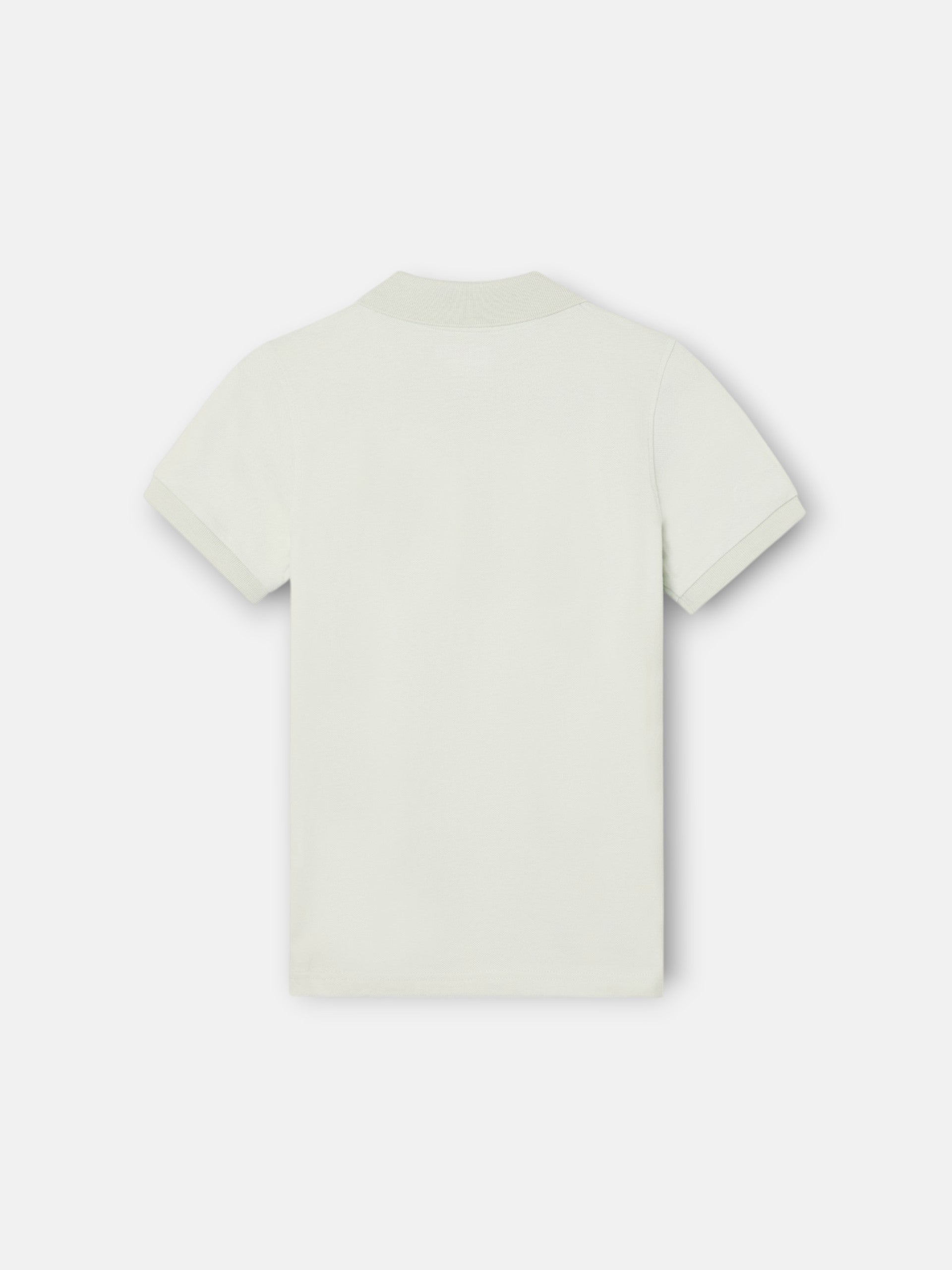 Polo kids liso logo rizo verde claro