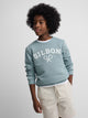 Sweatshirt kids Silbon raquete meia verde