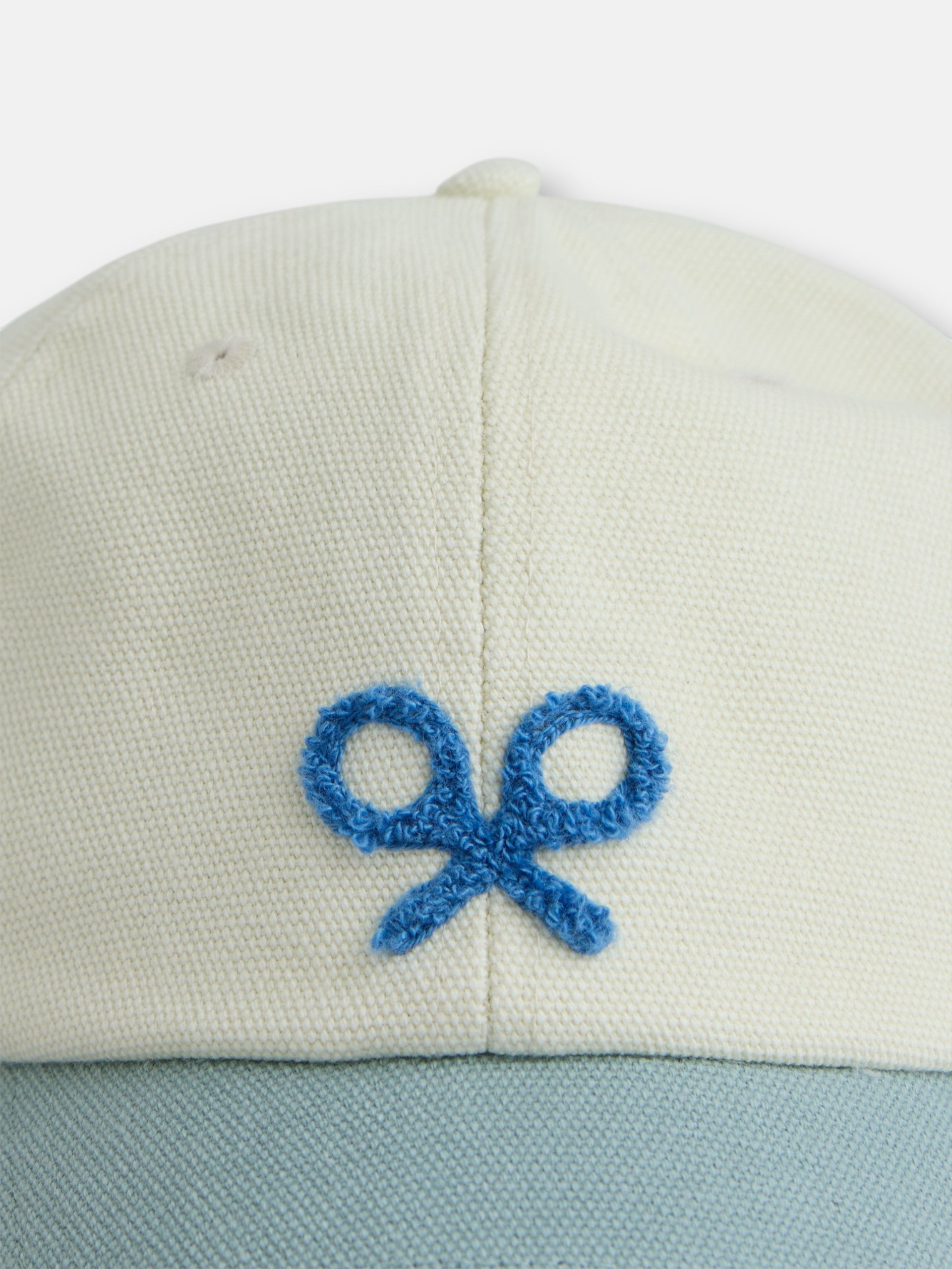 Gorra kids raqueta tricolor beige