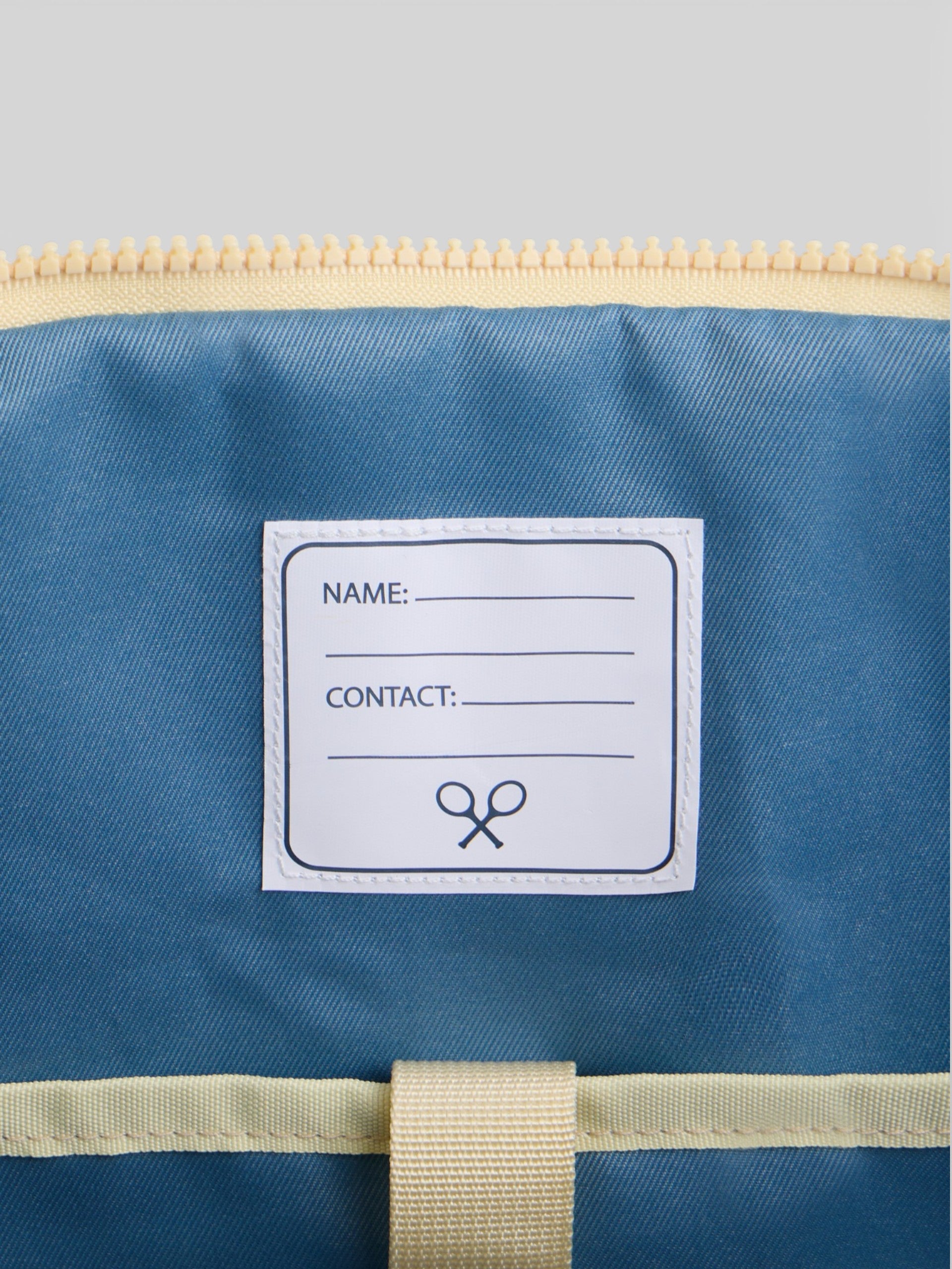 Bolsa kids fecho cores azul