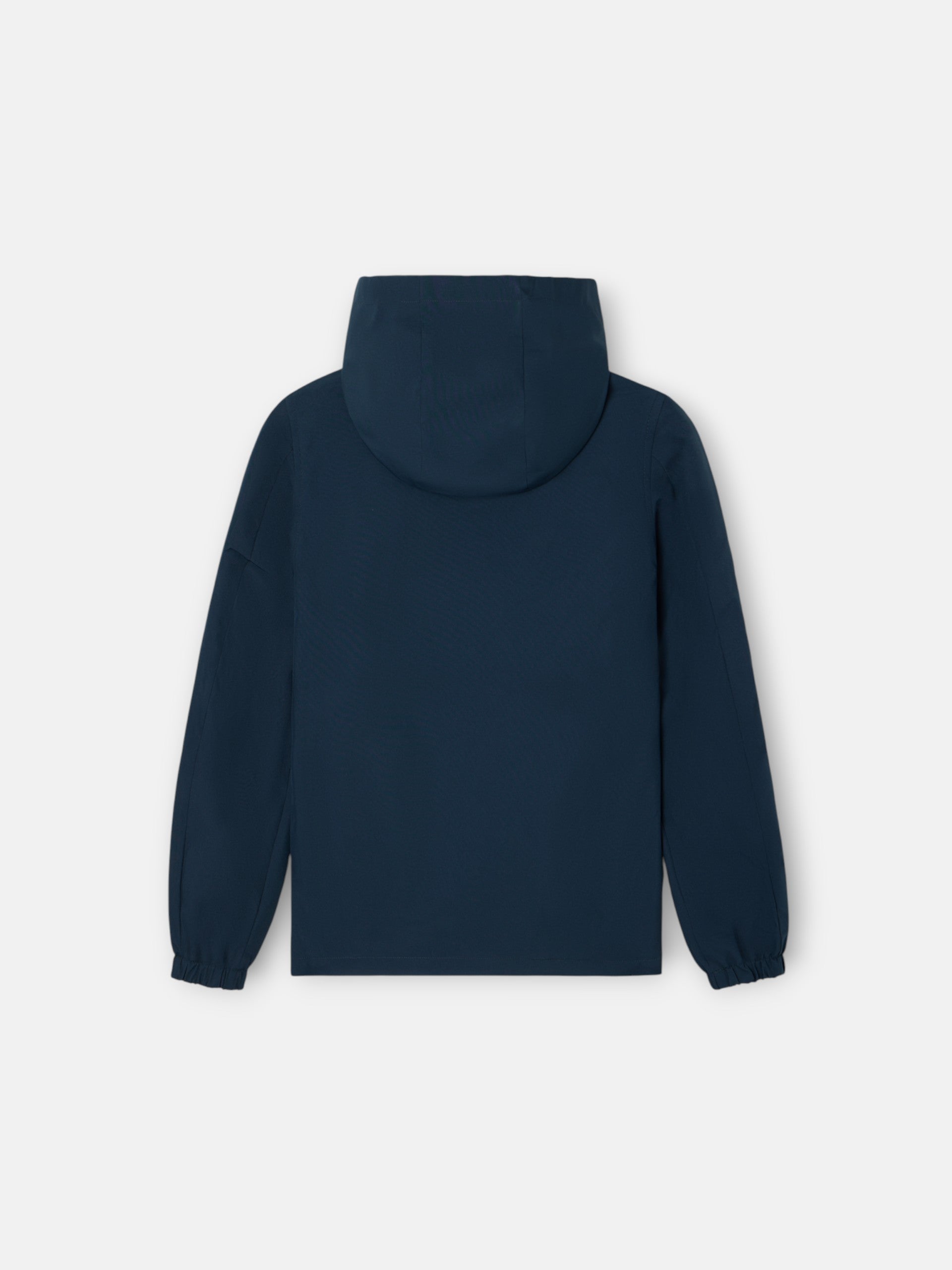 Kids multicolor zip-up windbreaker navy blue