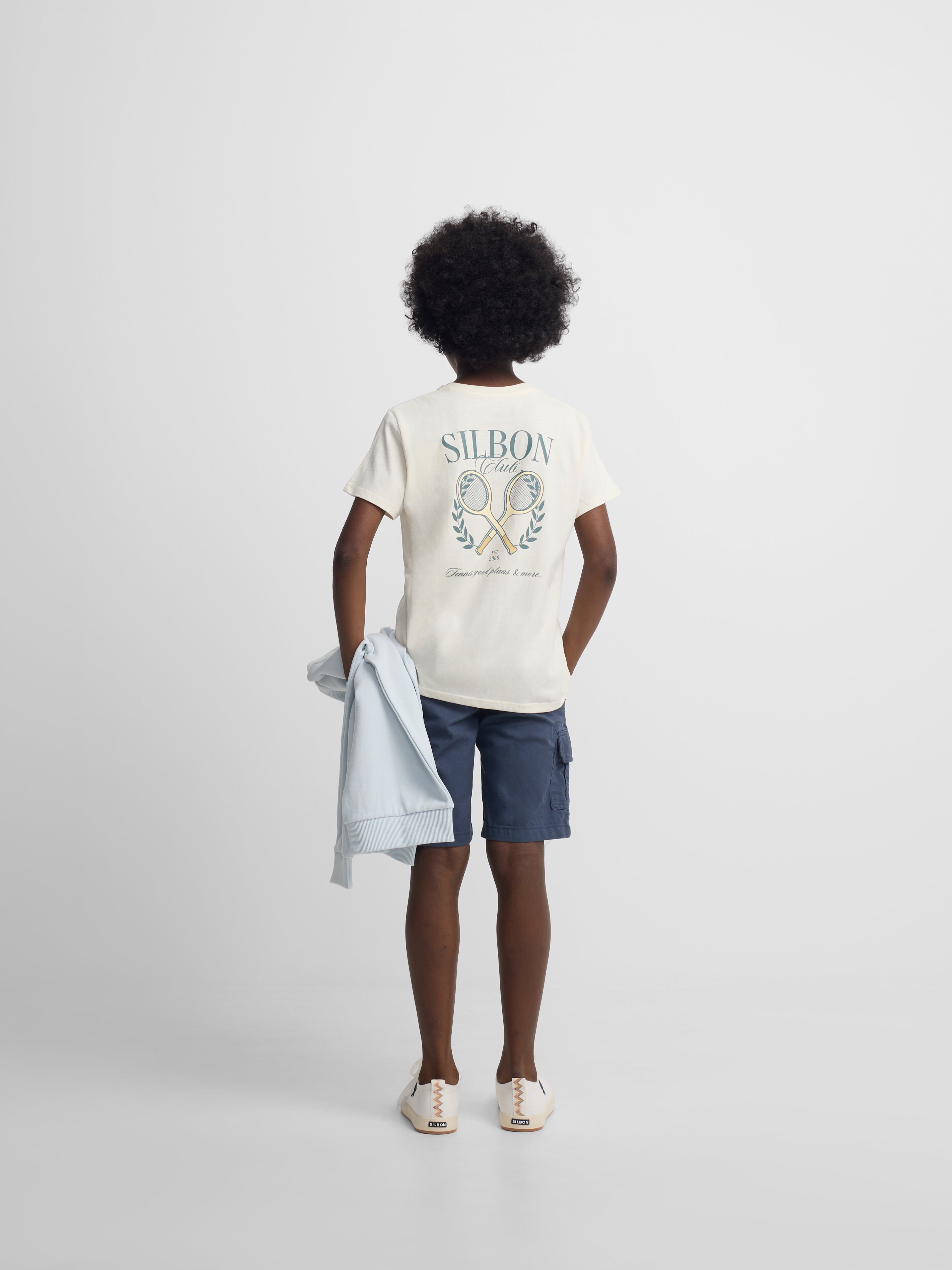 Camiseta kids Silbon club crema
