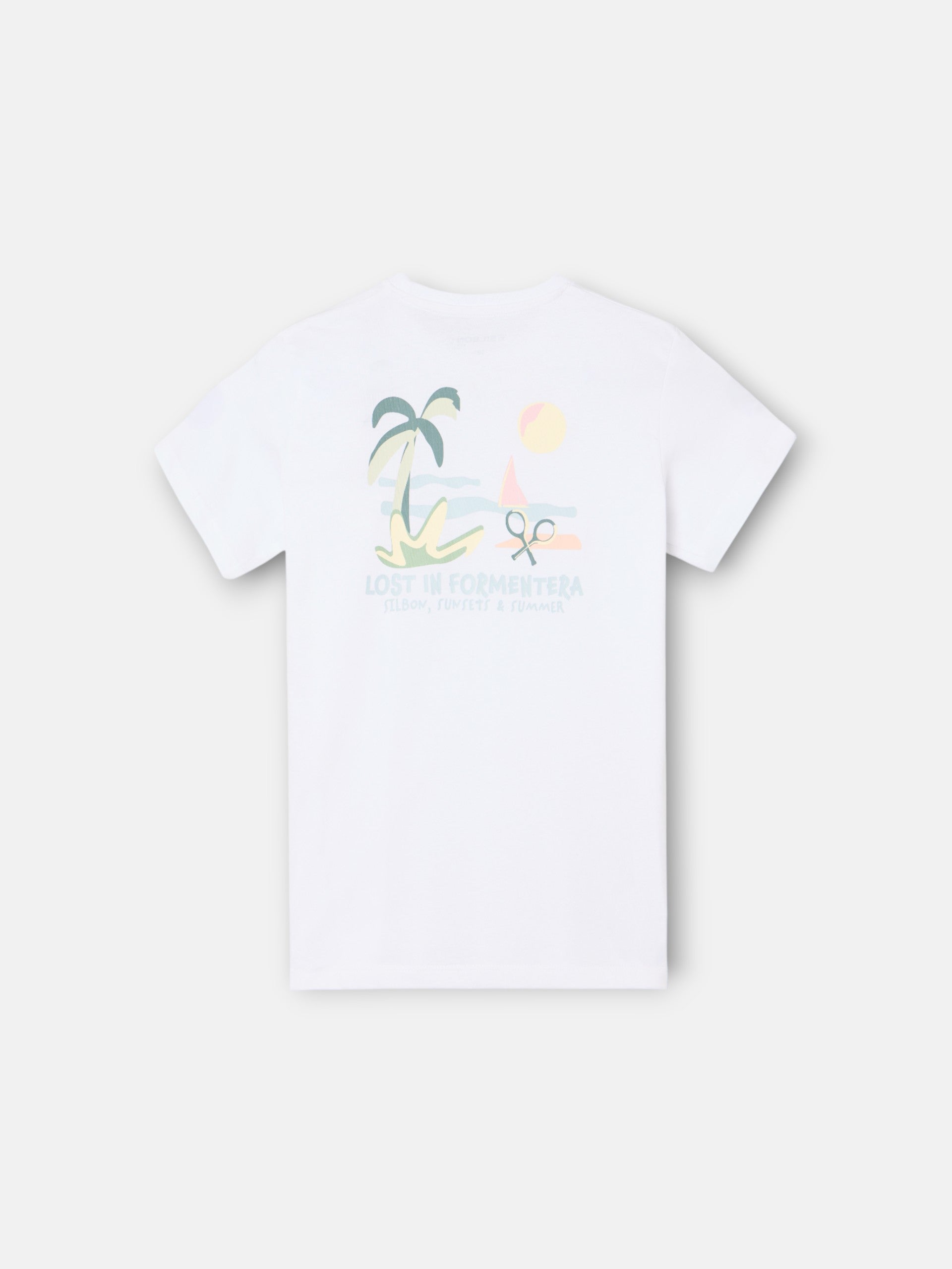 Camiseta kids Silbon Formentera blanco