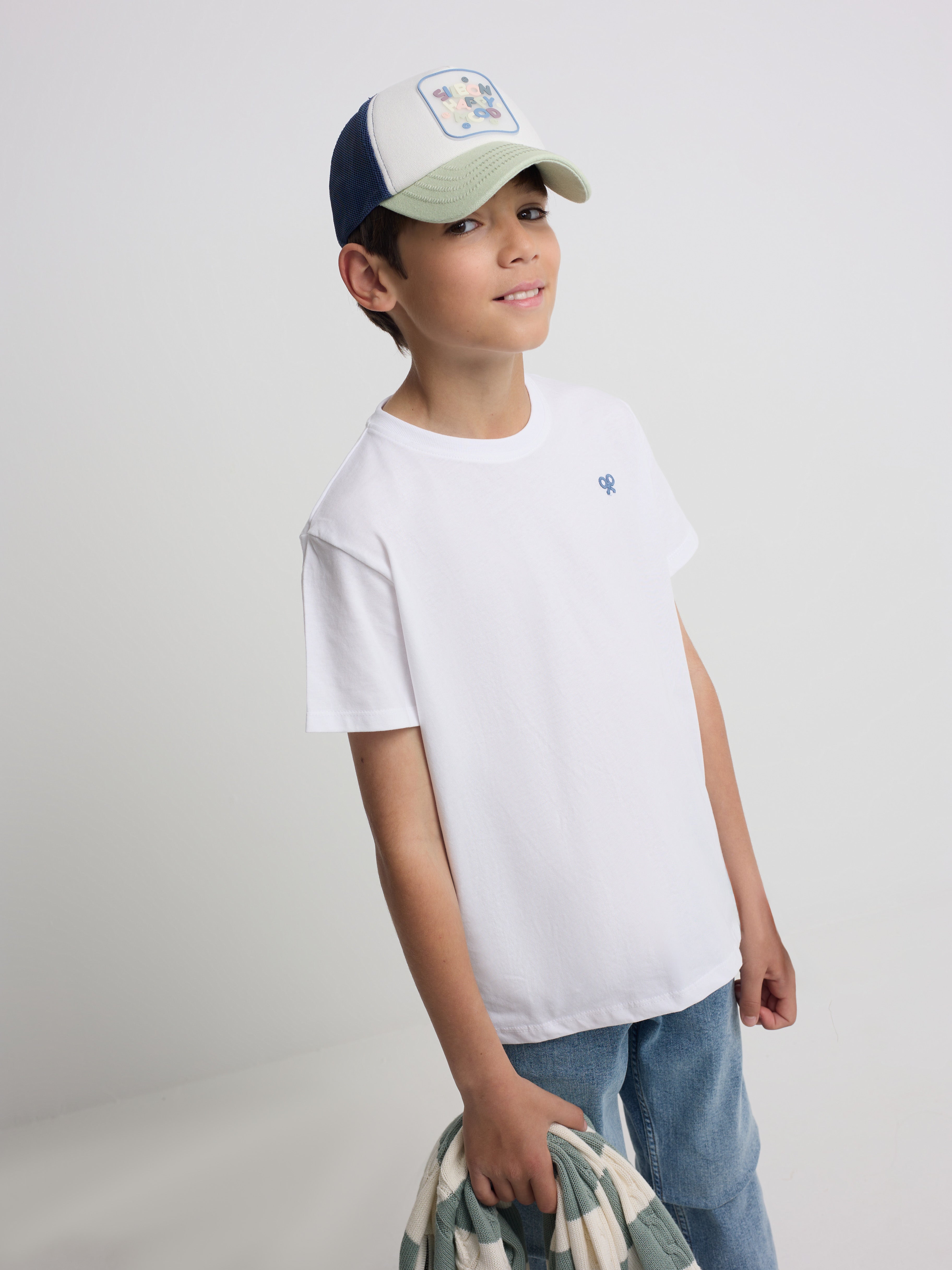 Camisola kids summer sport branco
