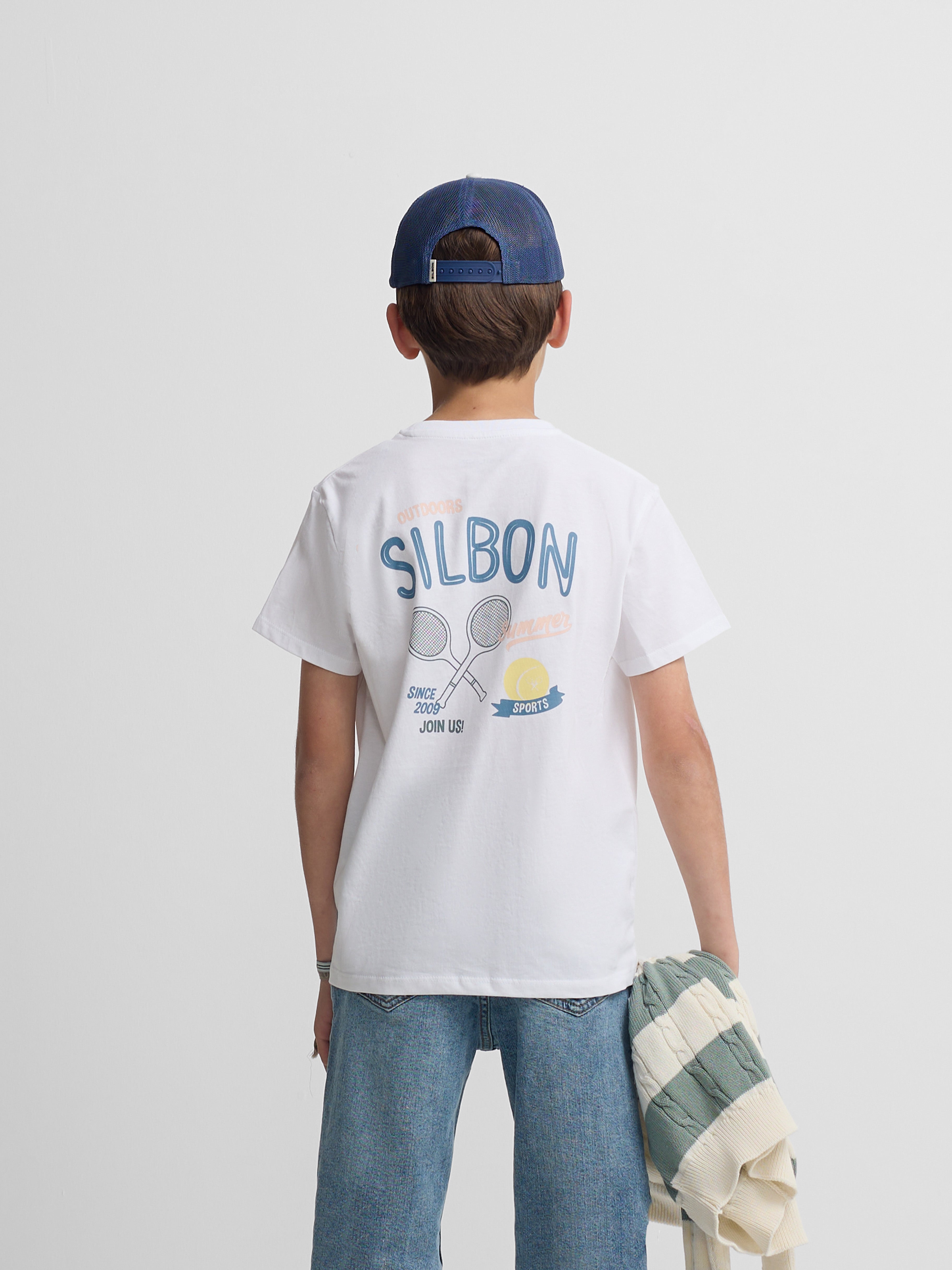 Camisola kids summer sport branco
