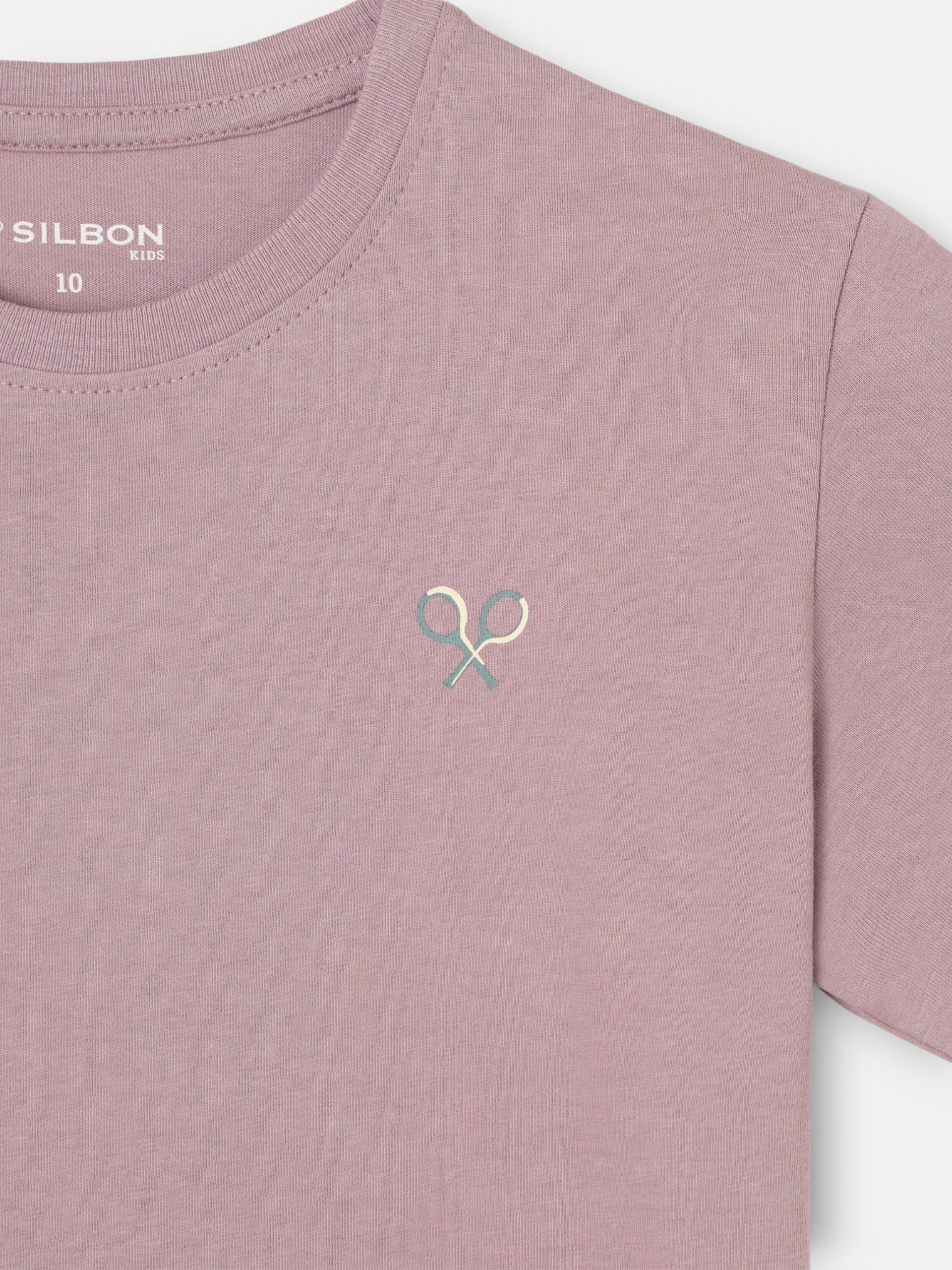 Camiseta kids Silbon Formentera burdeos
