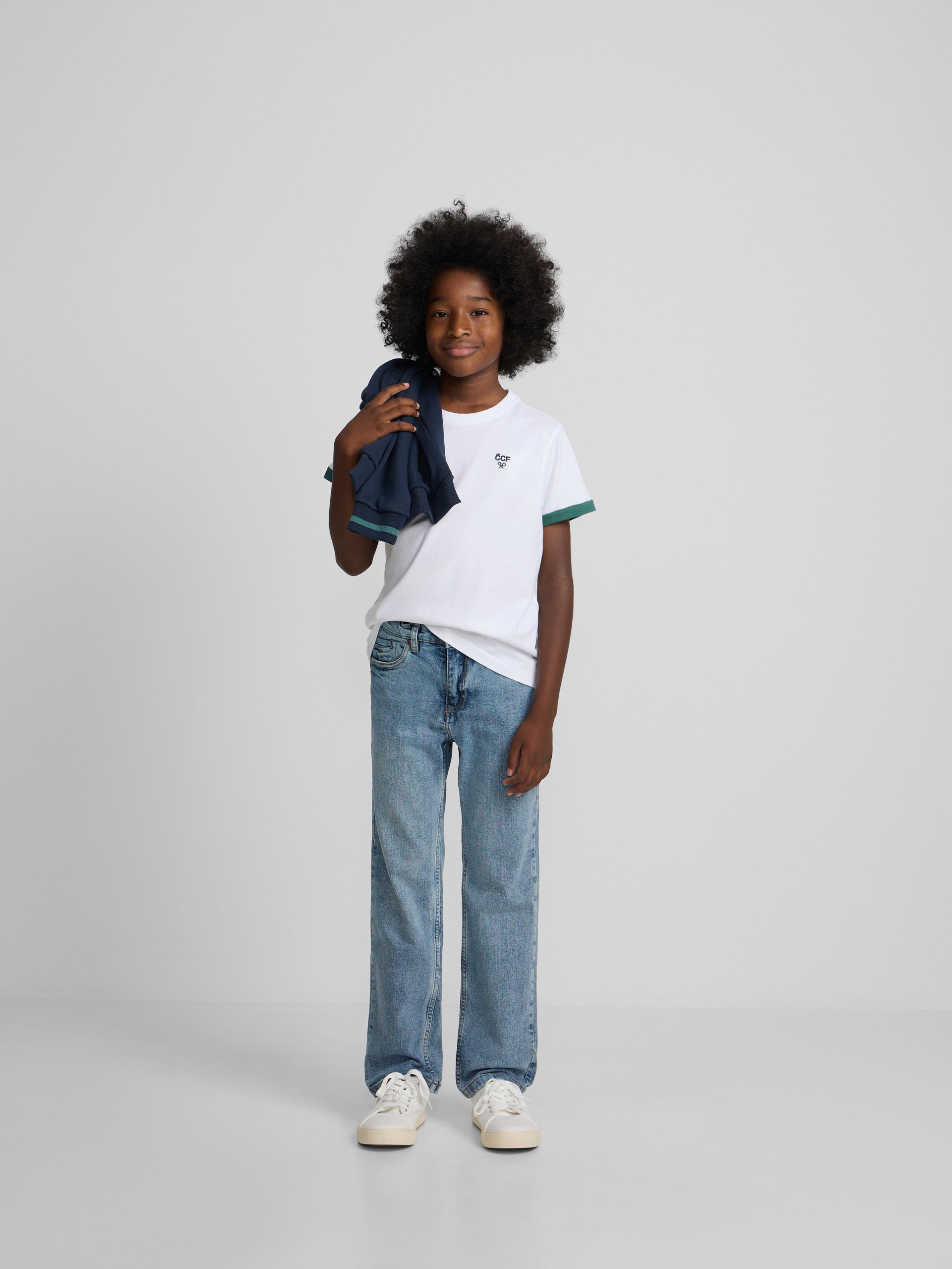 Camiseta kids silbon CCF blanca