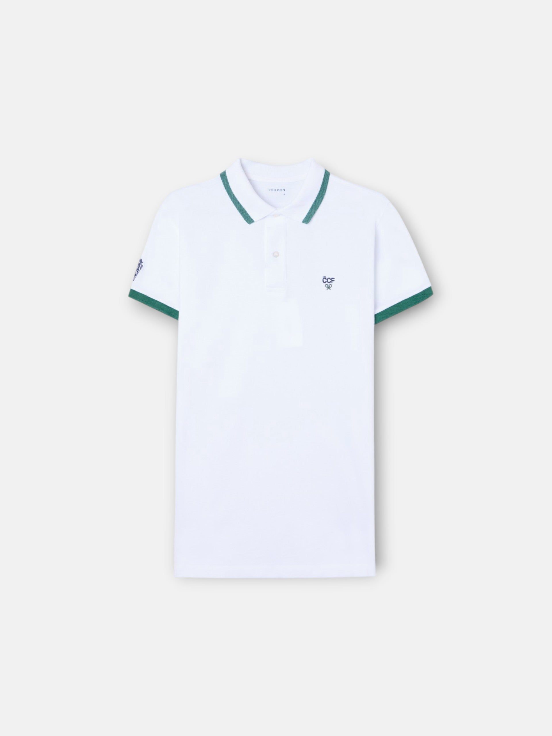 Polo enfant Silbon CCF blanc