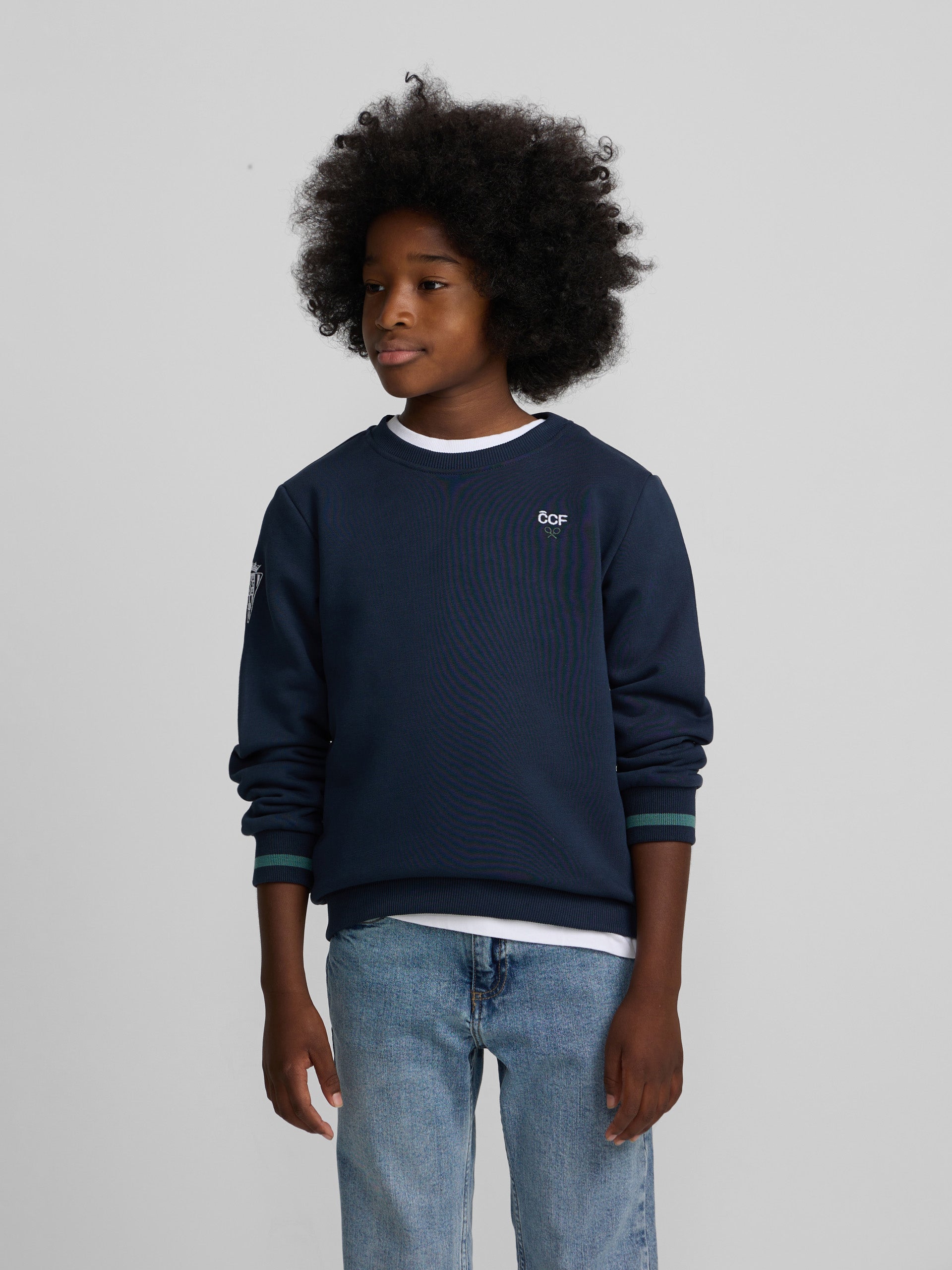 Sudadera kids silbon CCF azul marino