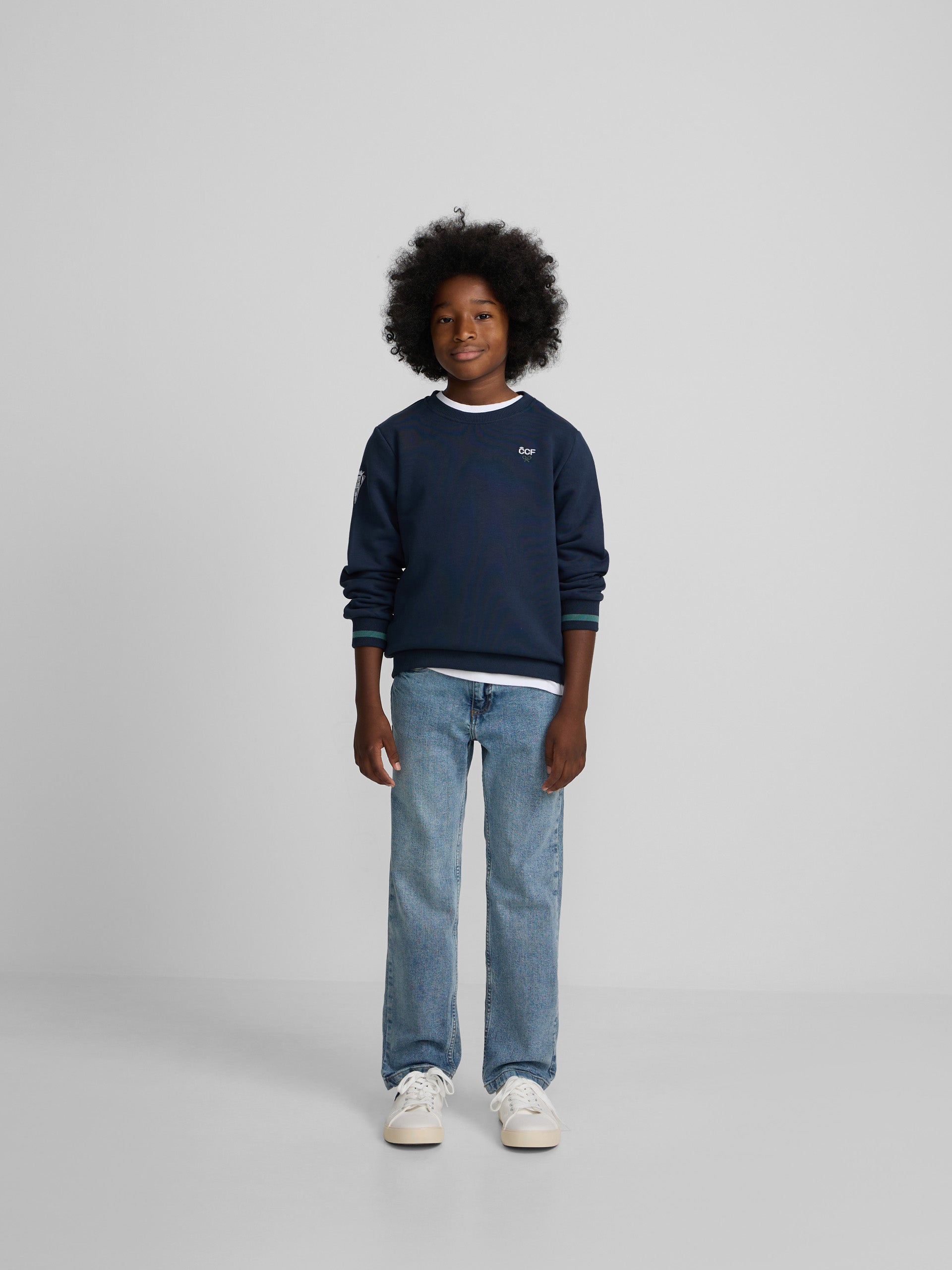 Sudadera kids silbon CCF azul marino