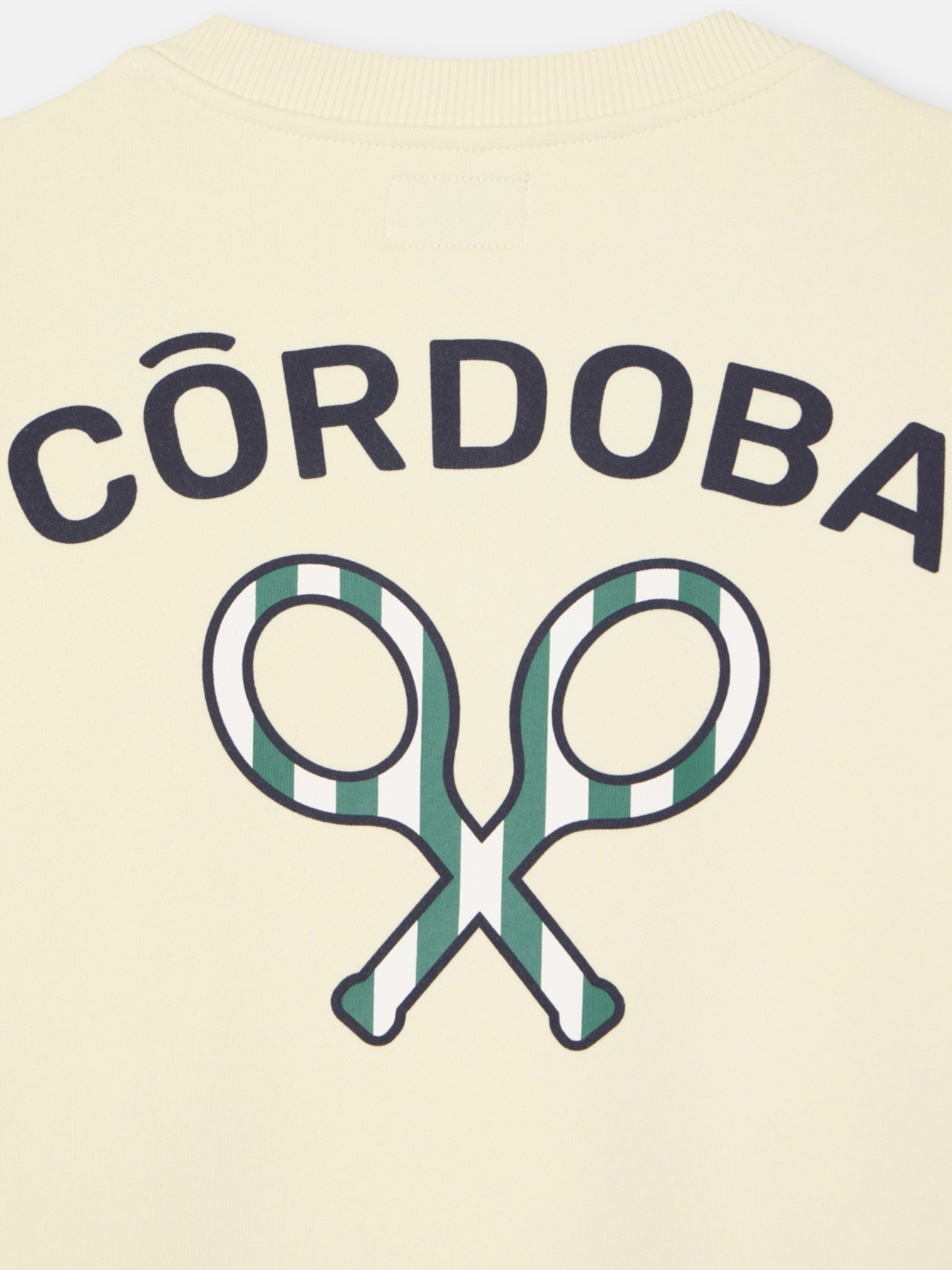 Sudadera kids silbon CCF crema