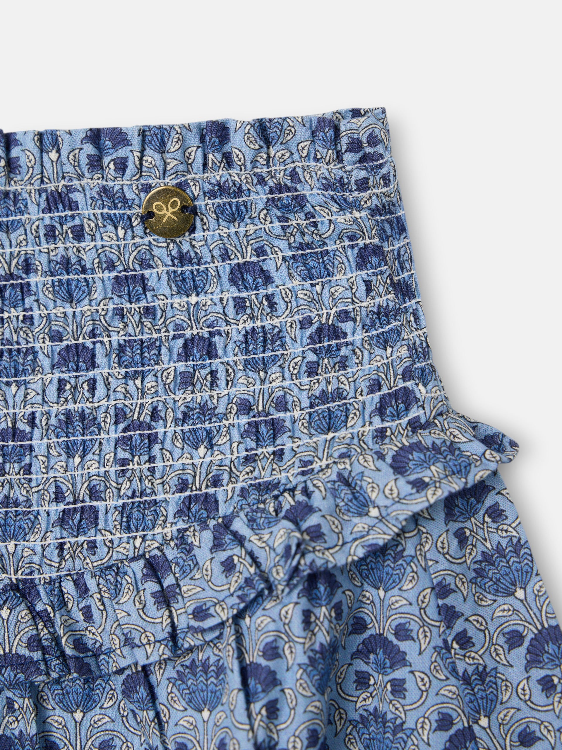 Falda girl estampado azul