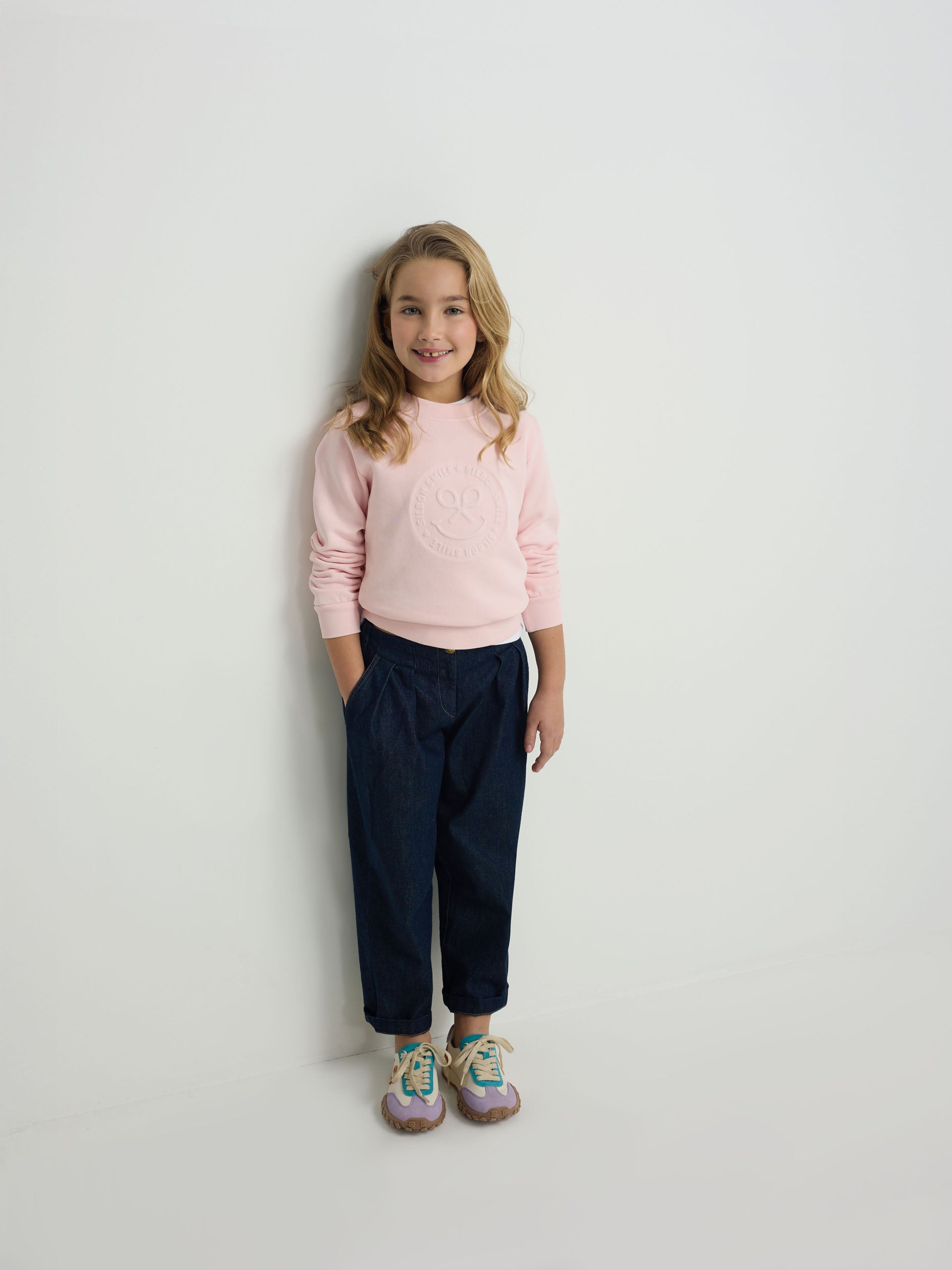 Pantalon girl denim azul